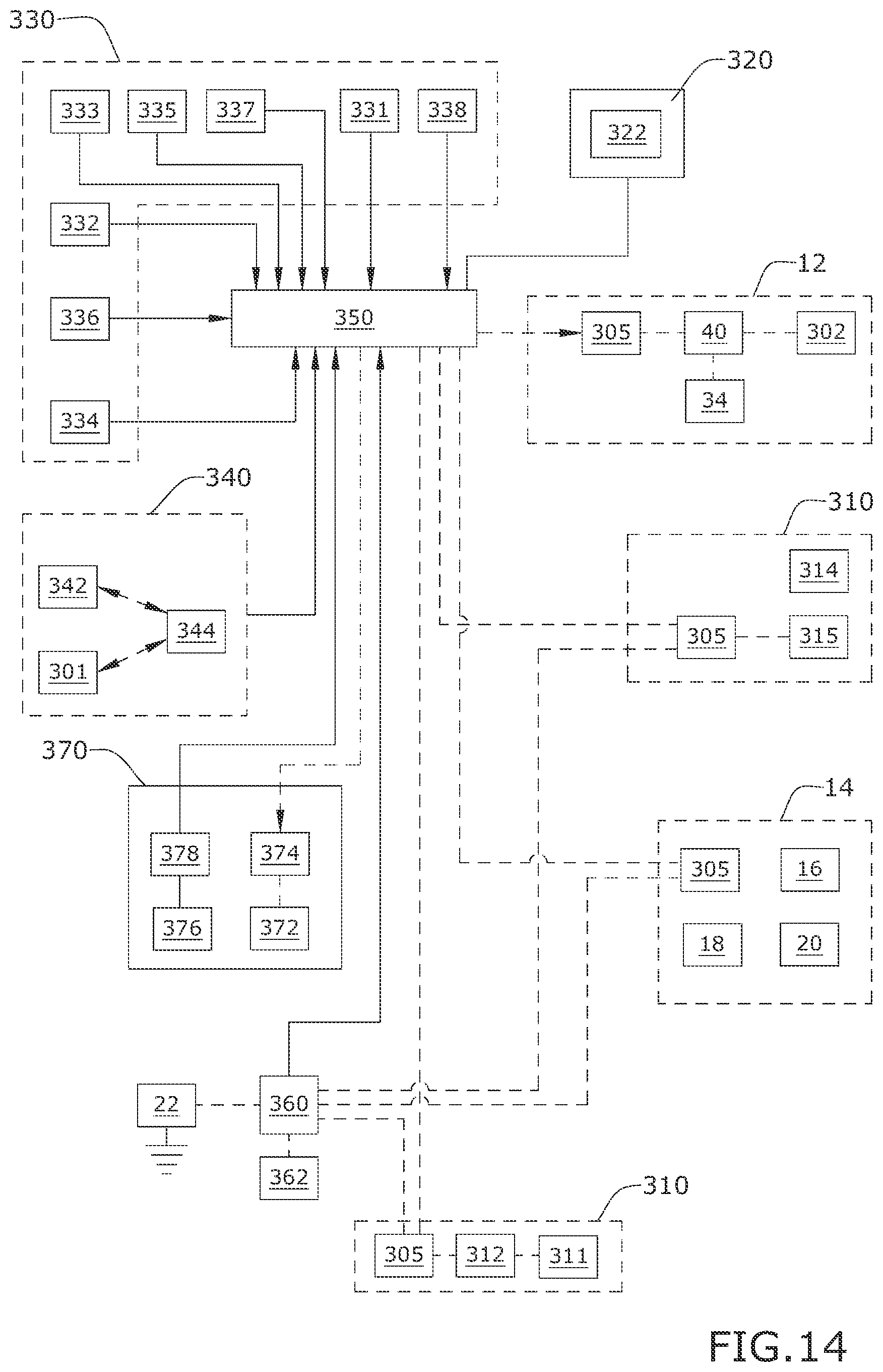 Patent US11779176 Figure 14 – Self-cleaning system and method for extraction cleaners