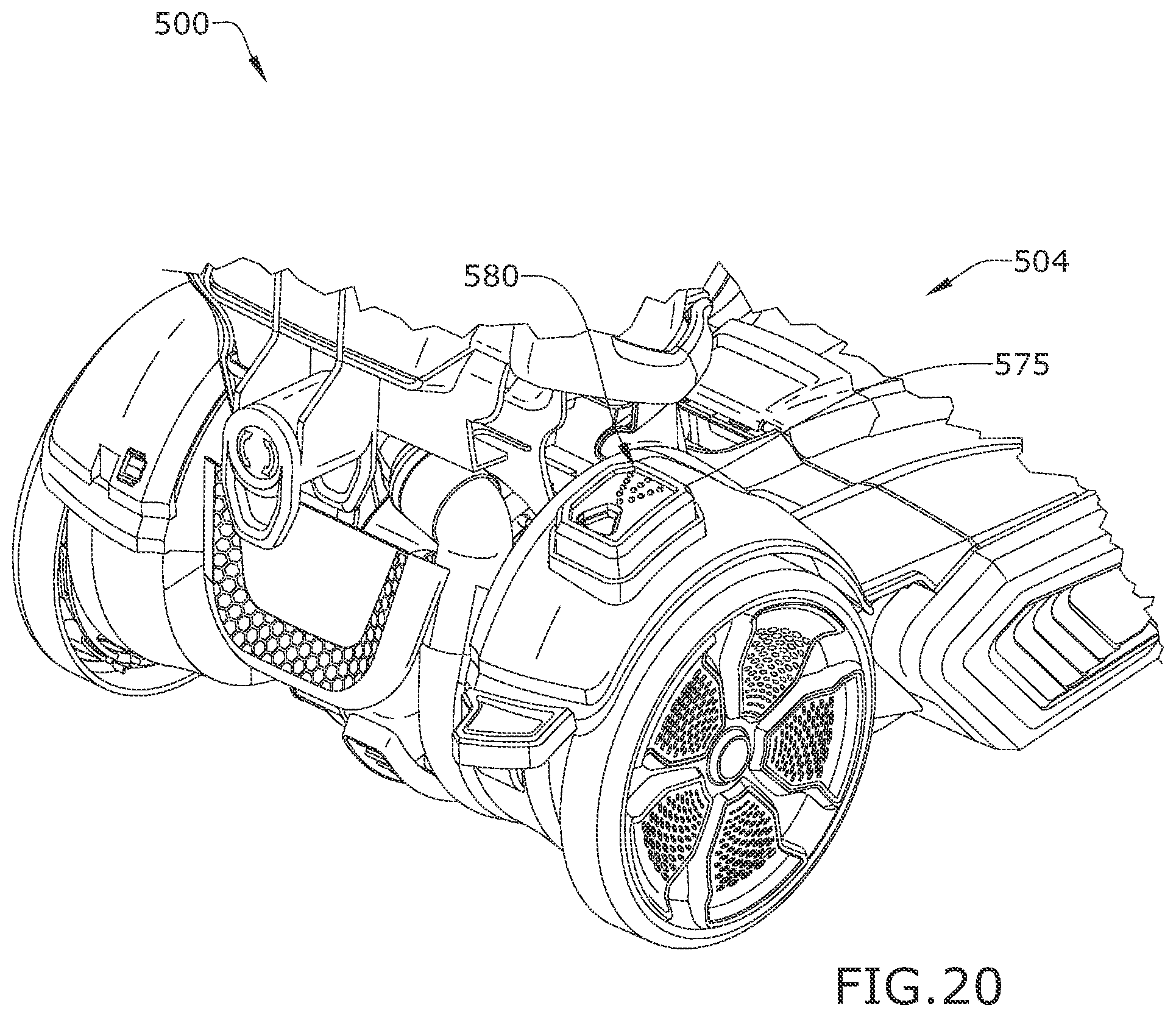 Patent US11779176 Figure 20 – Self-cleaning system and method for extraction cleaners