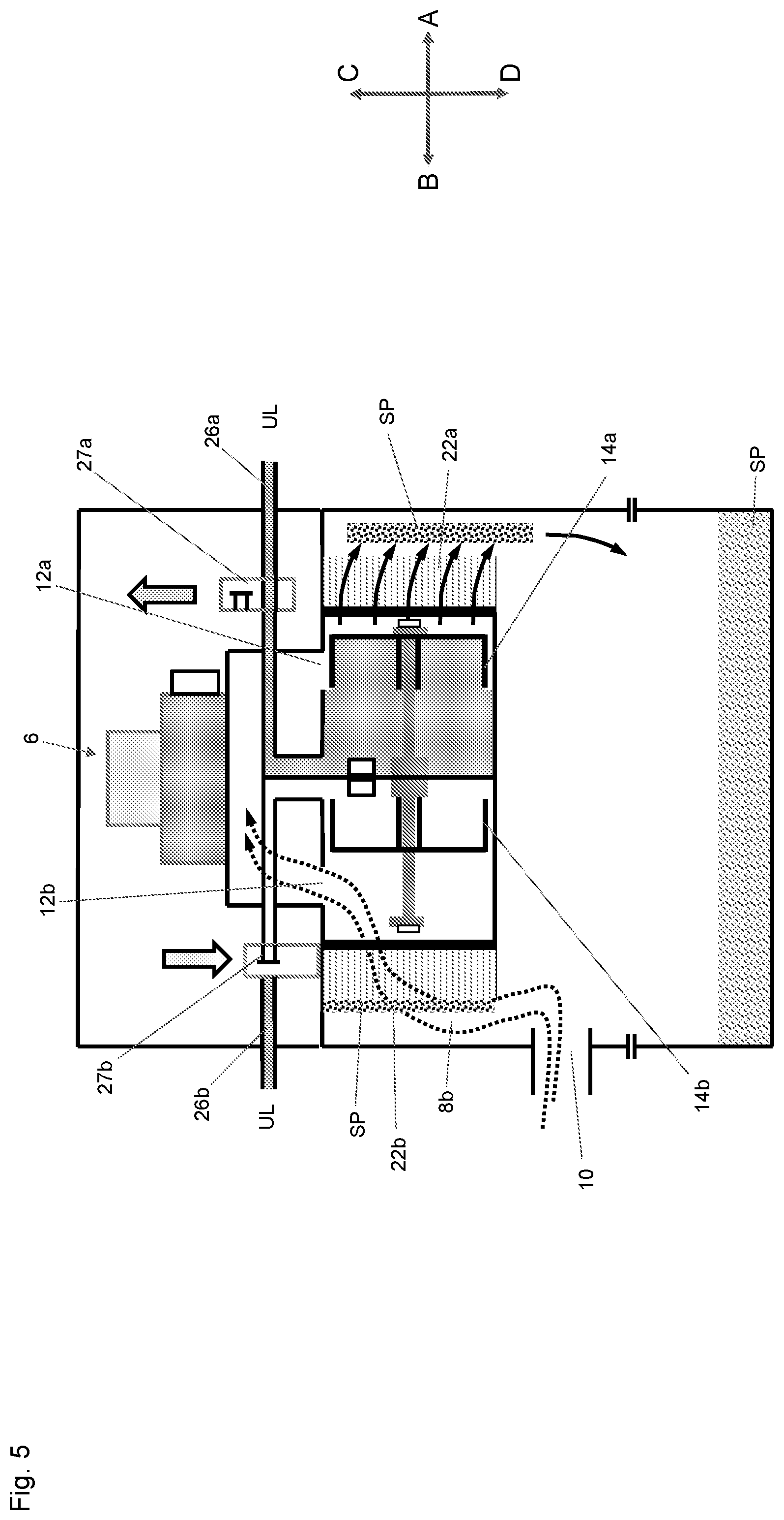 Patent US11779179 Figure 5 – Filter cleaning