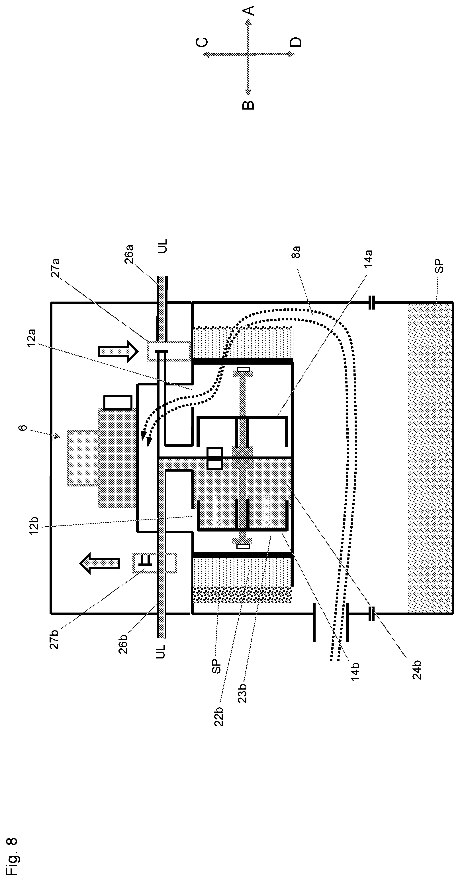 Patent US11779179 Figure 8 – Filter cleaning