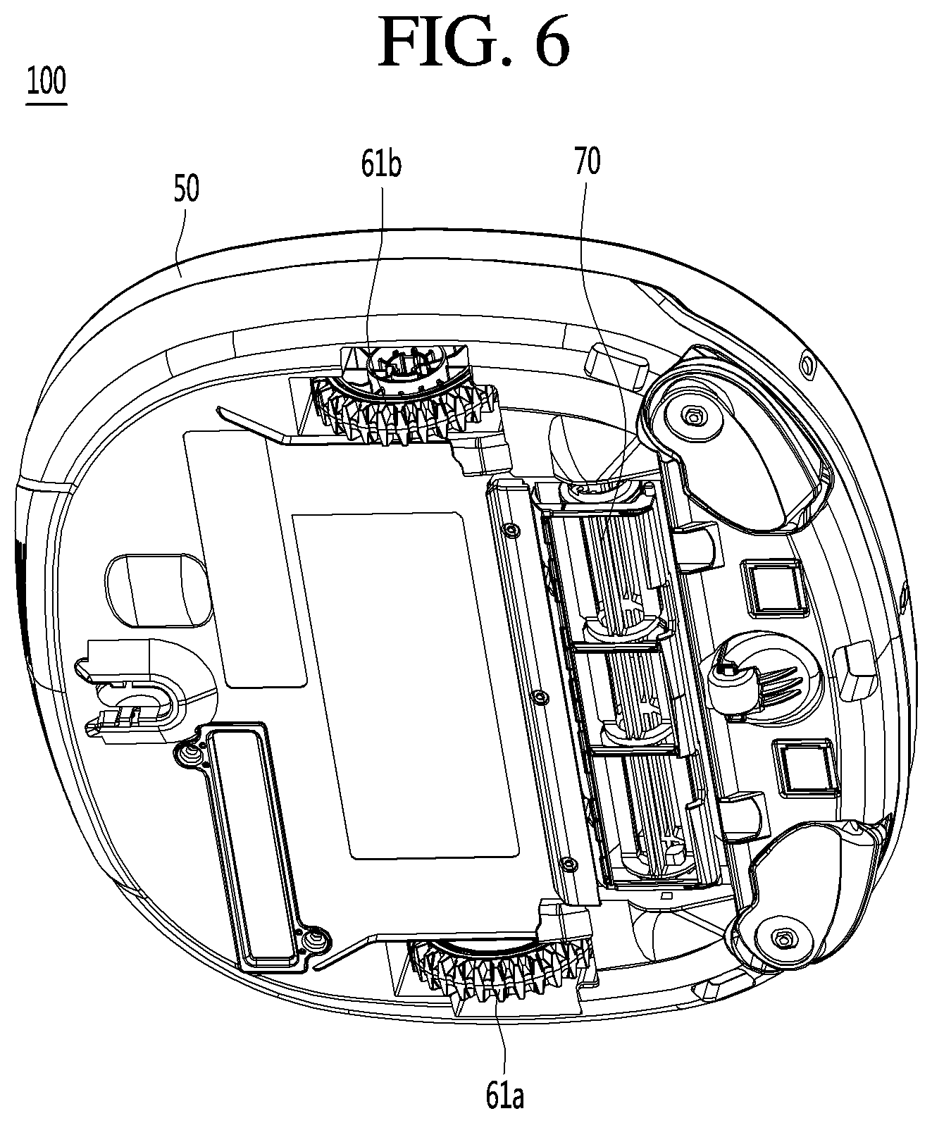 Patent US11779180 Figure 5 – Robot cleaner for cleaning in consideration of floor state through artificial intelligence and operating method for the same