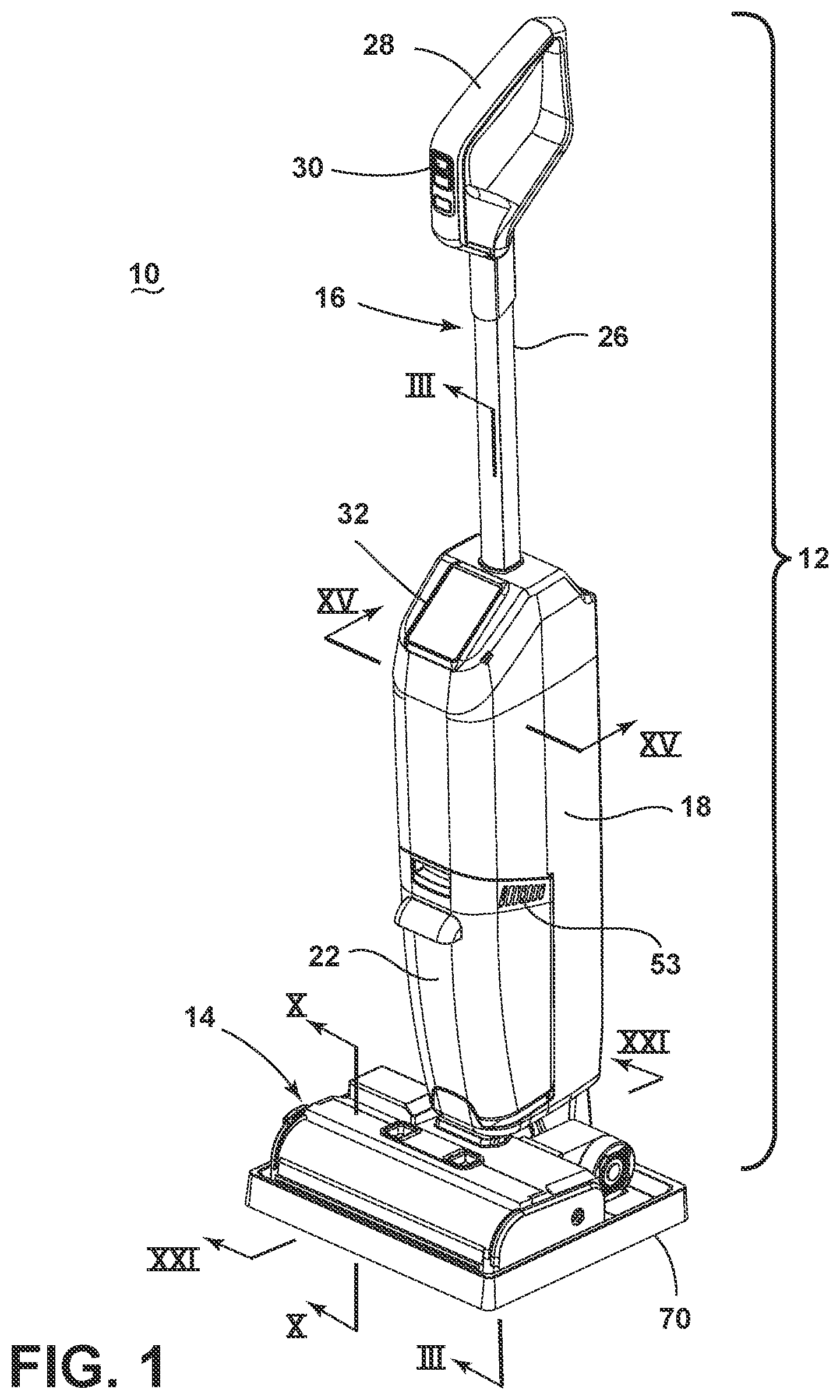 Patent US11779182 — Surface cleaning apparatus — Figure 1