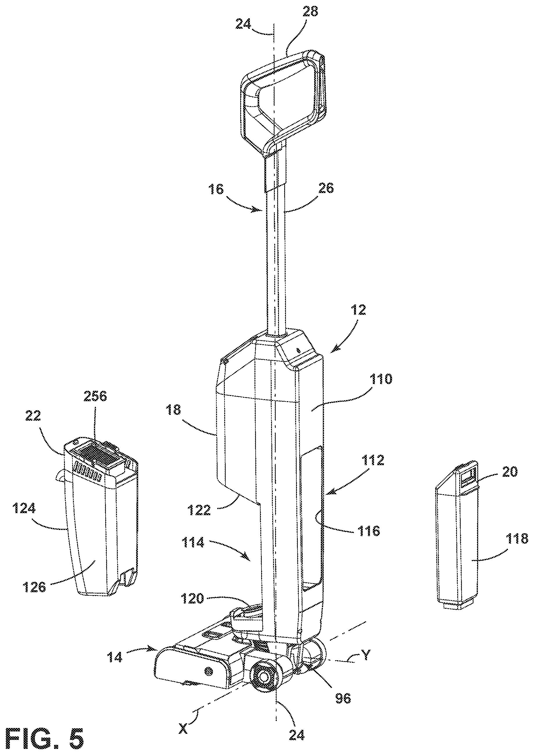 Patent US11779182 Figure 5 – Surface cleaning apparatus