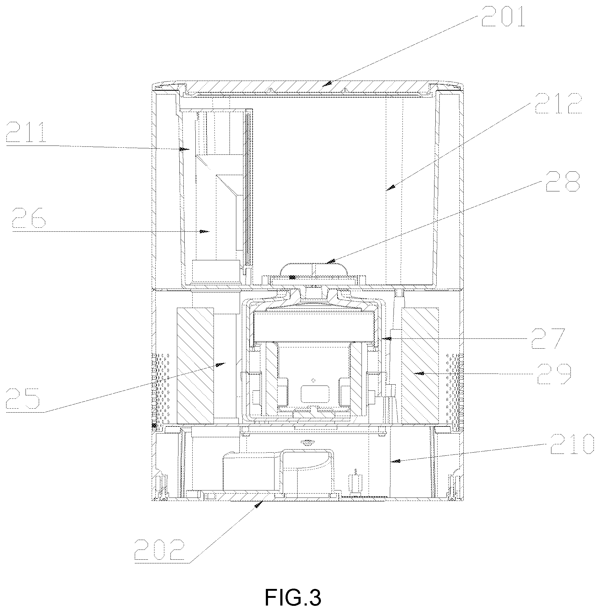 Patent US11779183 Figure 3 – Floor sweeping robot system with automatic dust collection function