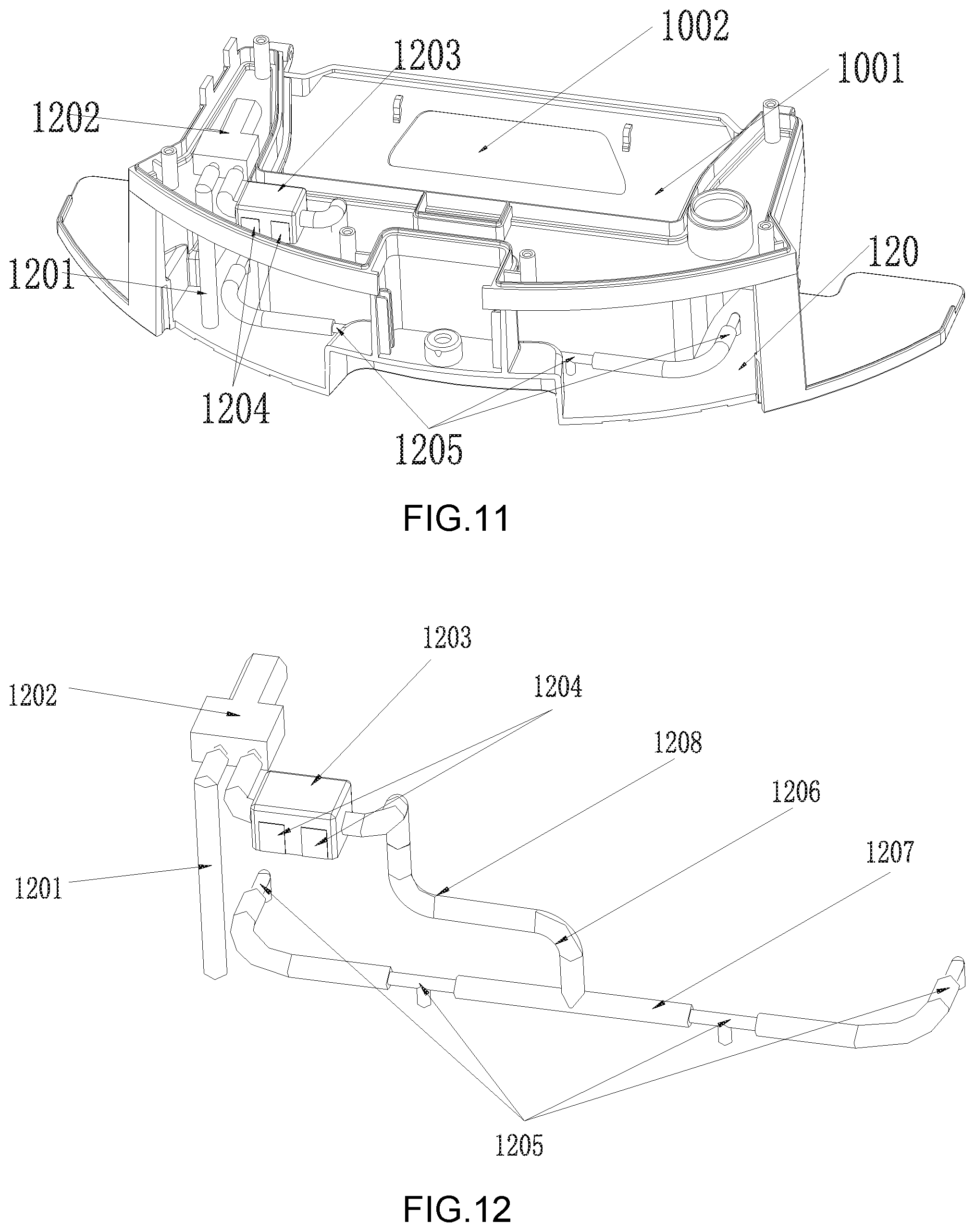 Patent US11779183 Figure 10 – Floor sweeping robot system with automatic dust collection function