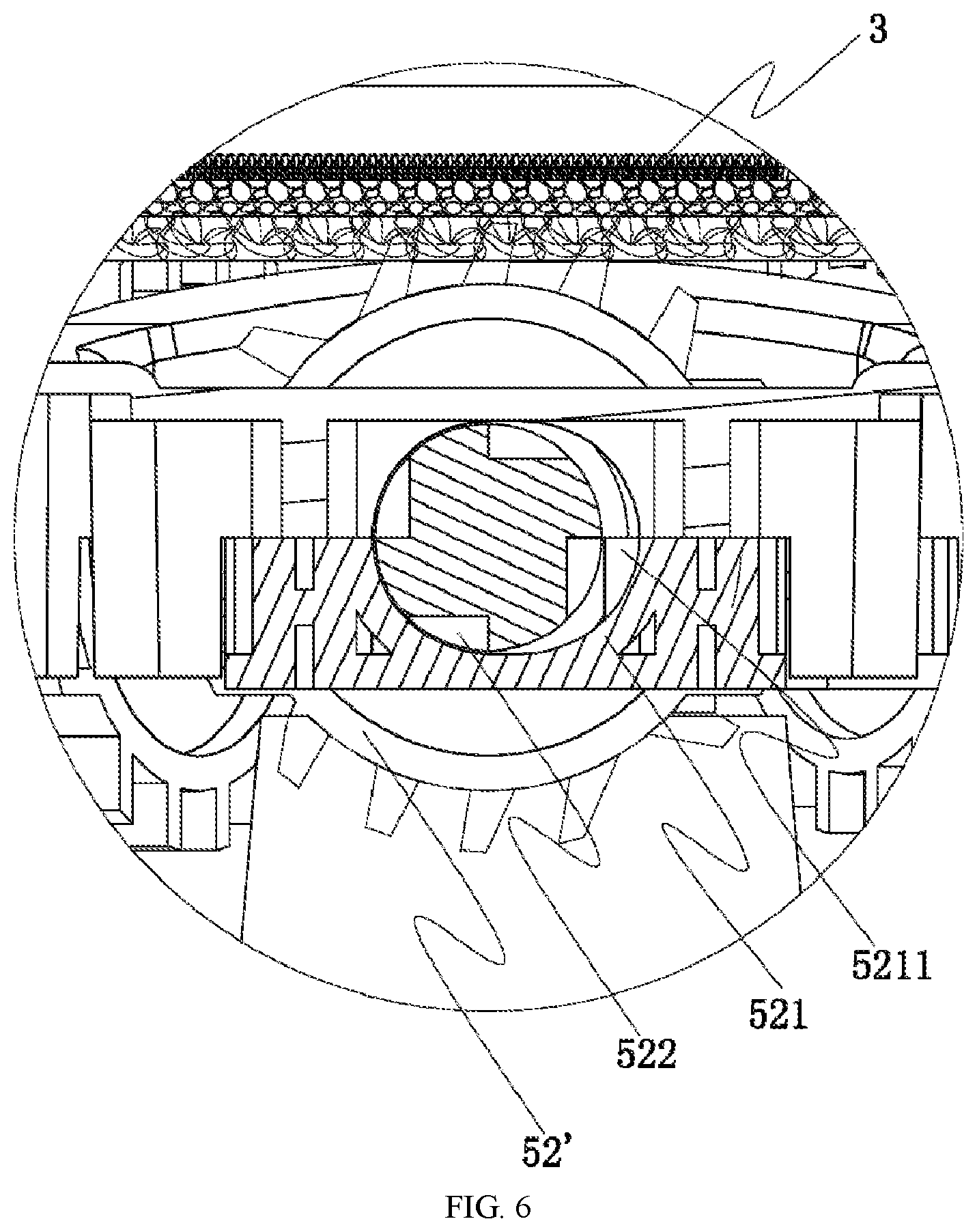 Patent US11779184 Figure 6 – Cleaning assembly