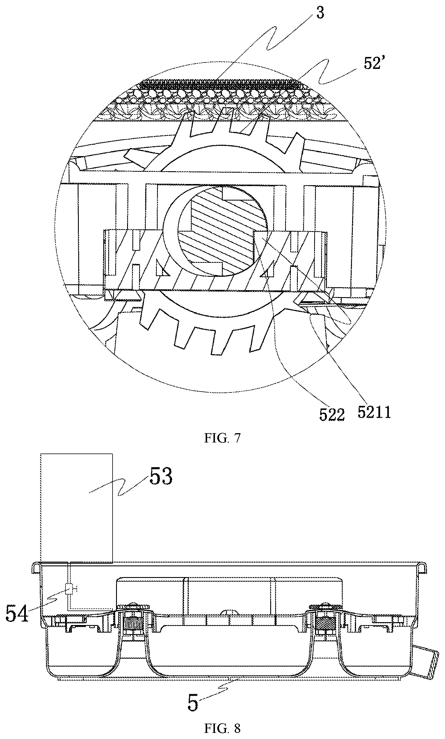 Patent US11779184 Figure 7 – Cleaning assembly