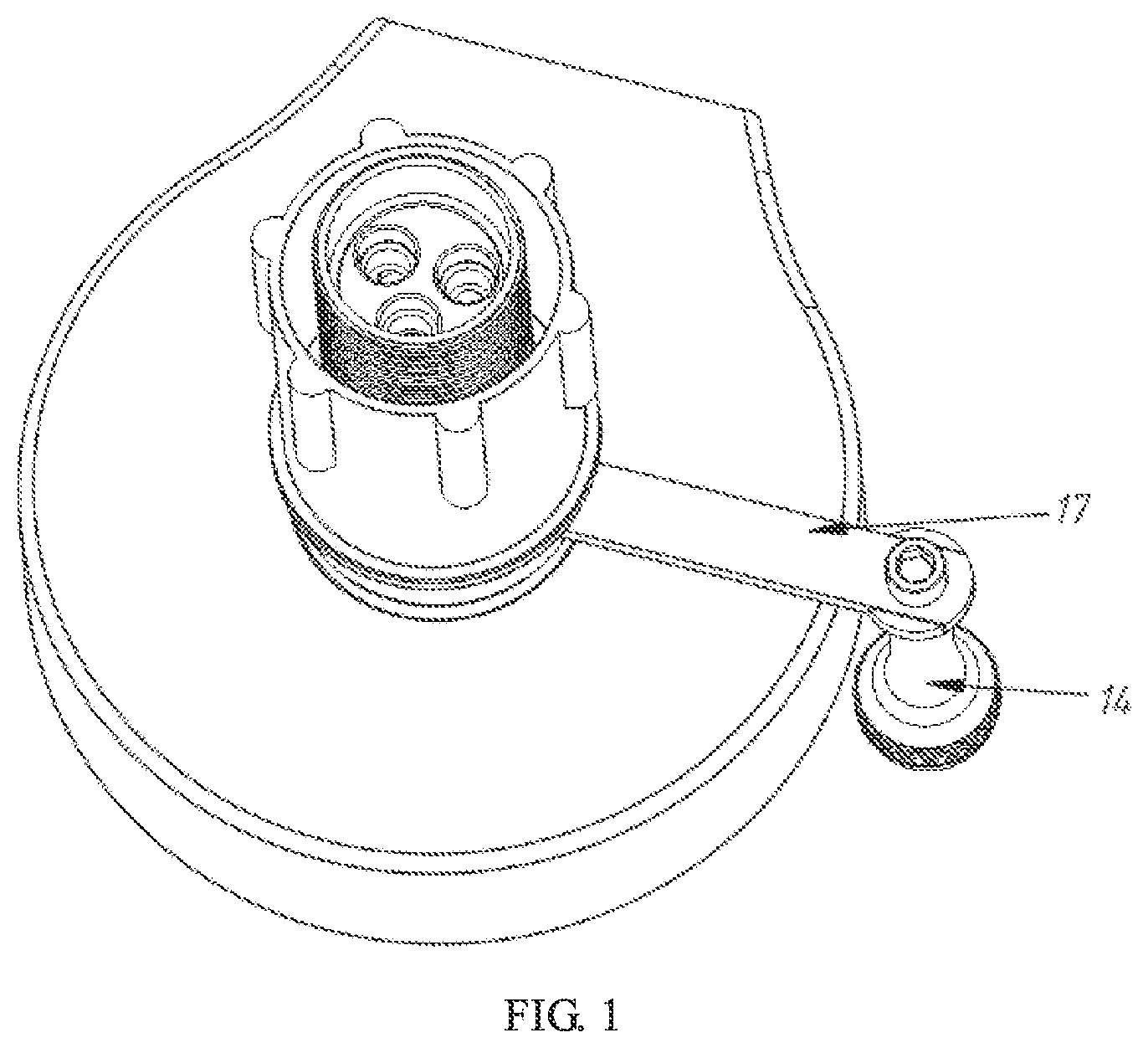 Patent US11779188 — Glass washer with adjustable water temperature — Figure 1