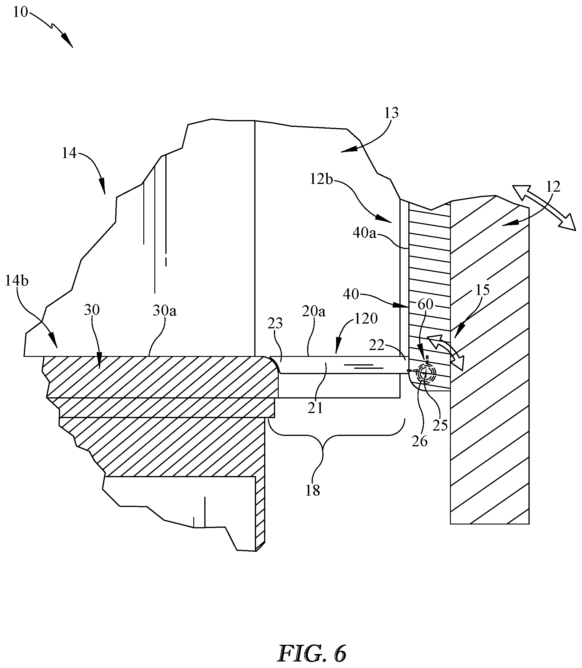Patent US11779191 Figure 6 – Wheel shelf for a dish washing appliance