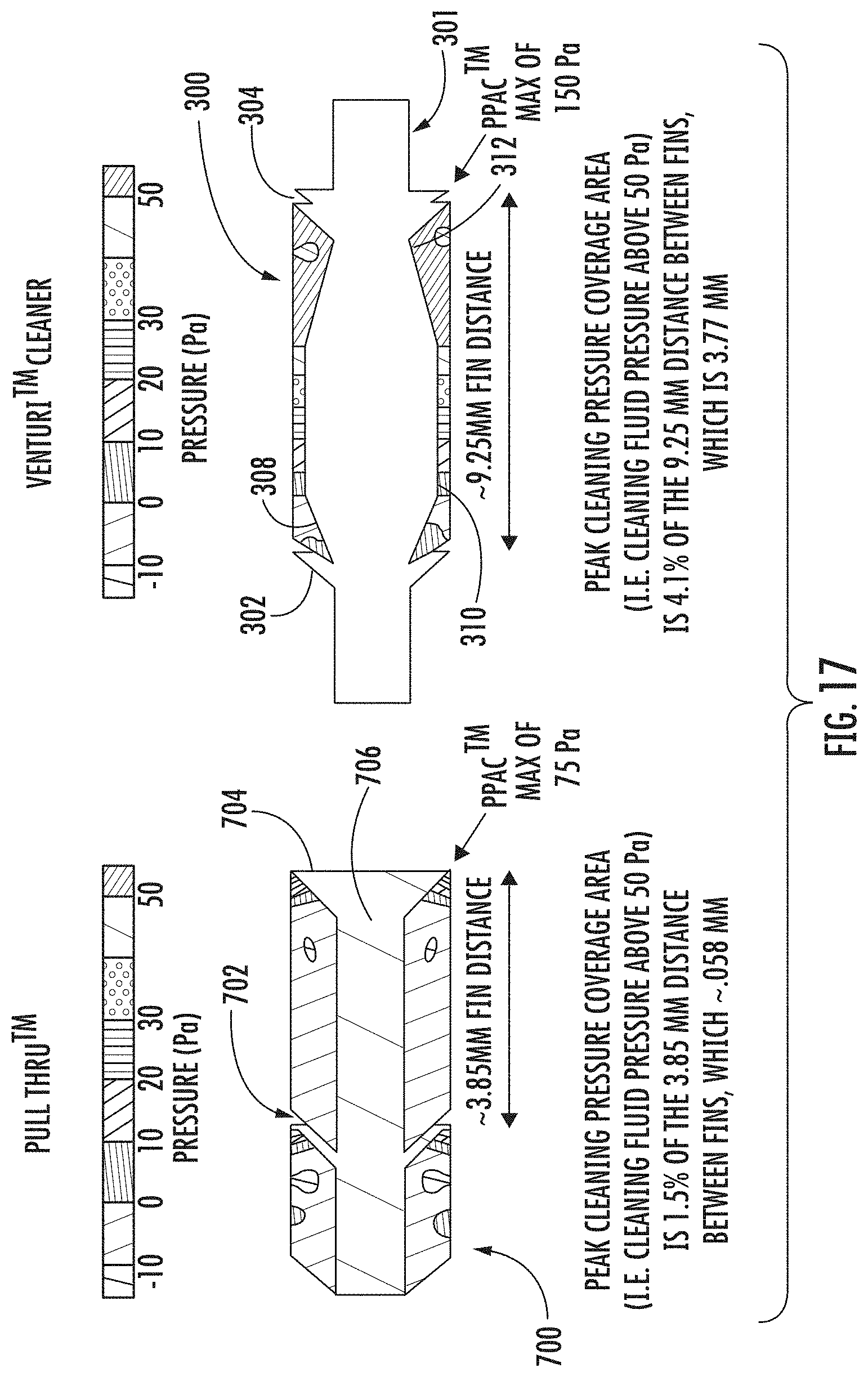 Patent US11779200 Figure 17 – Variable pressure cleaning device and method