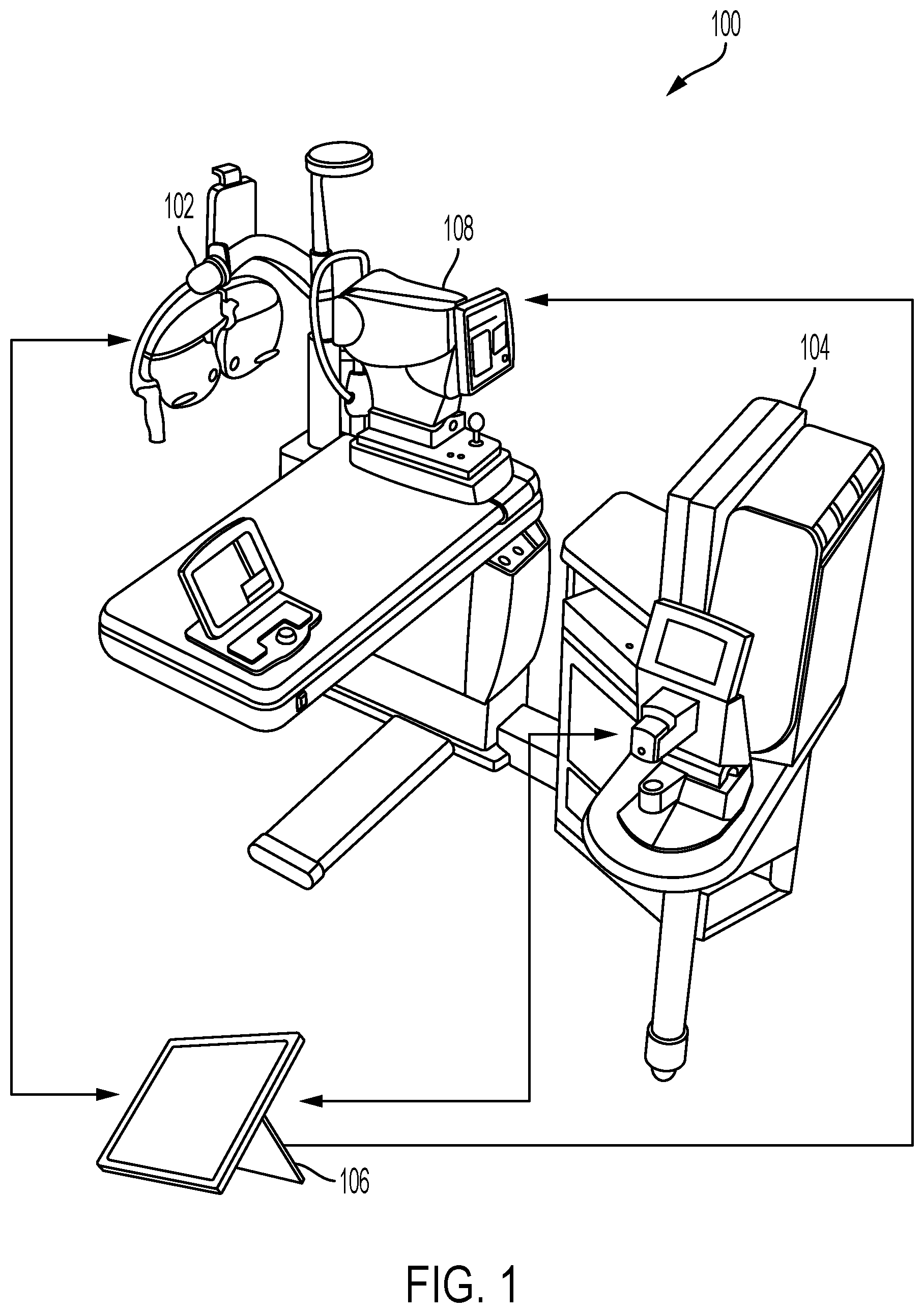 Patent US11779202 Figure 1 – Systems and methods for automated subjective refractions