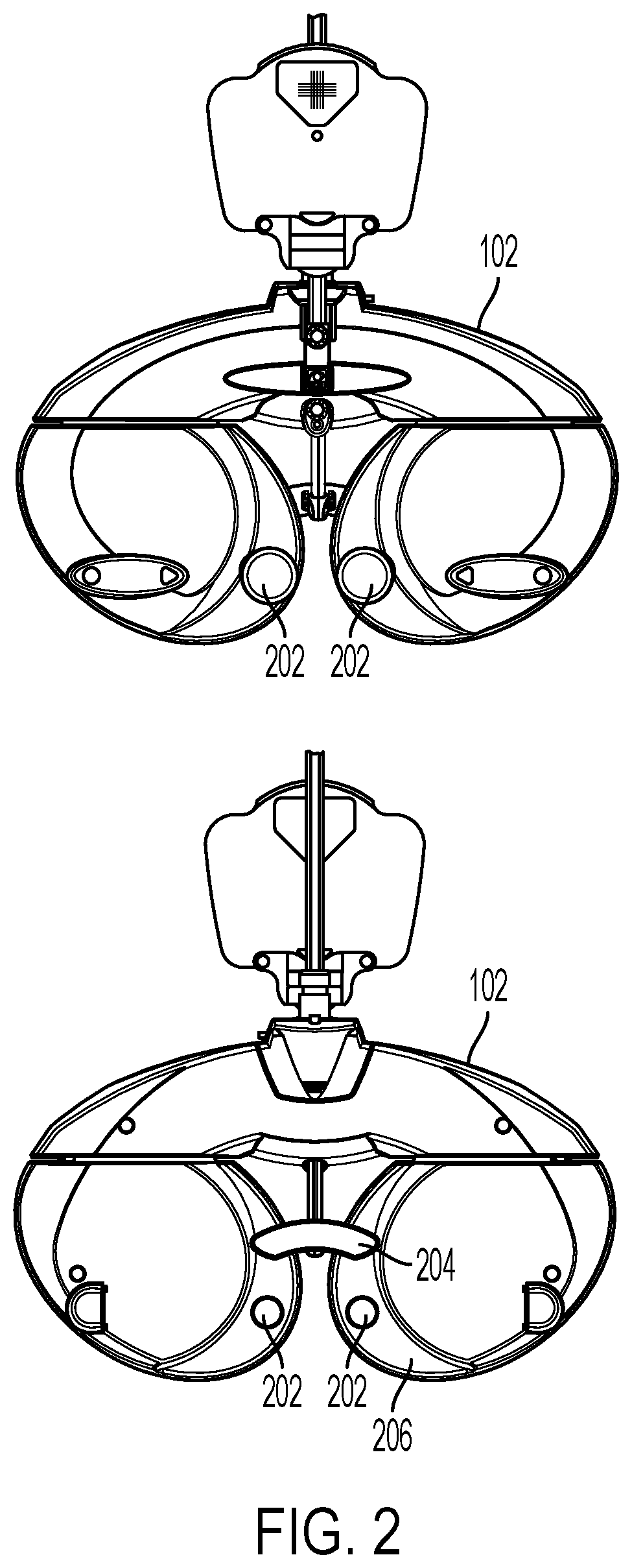 Patent US11779202 Figure 2 – Systems and methods for automated subjective refractions