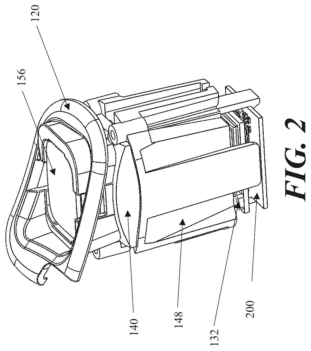 Patent US11779204 Figure 2 – Interchangeable lens mechanism for a head-worn display system and method of assembling the lens mechanism
