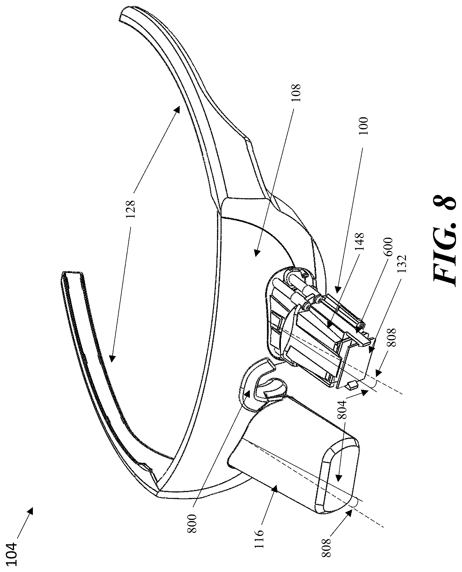 Patent US11779204 Figure 9 – Interchangeable lens mechanism for a head-worn display system and method of assembling the lens mechanism