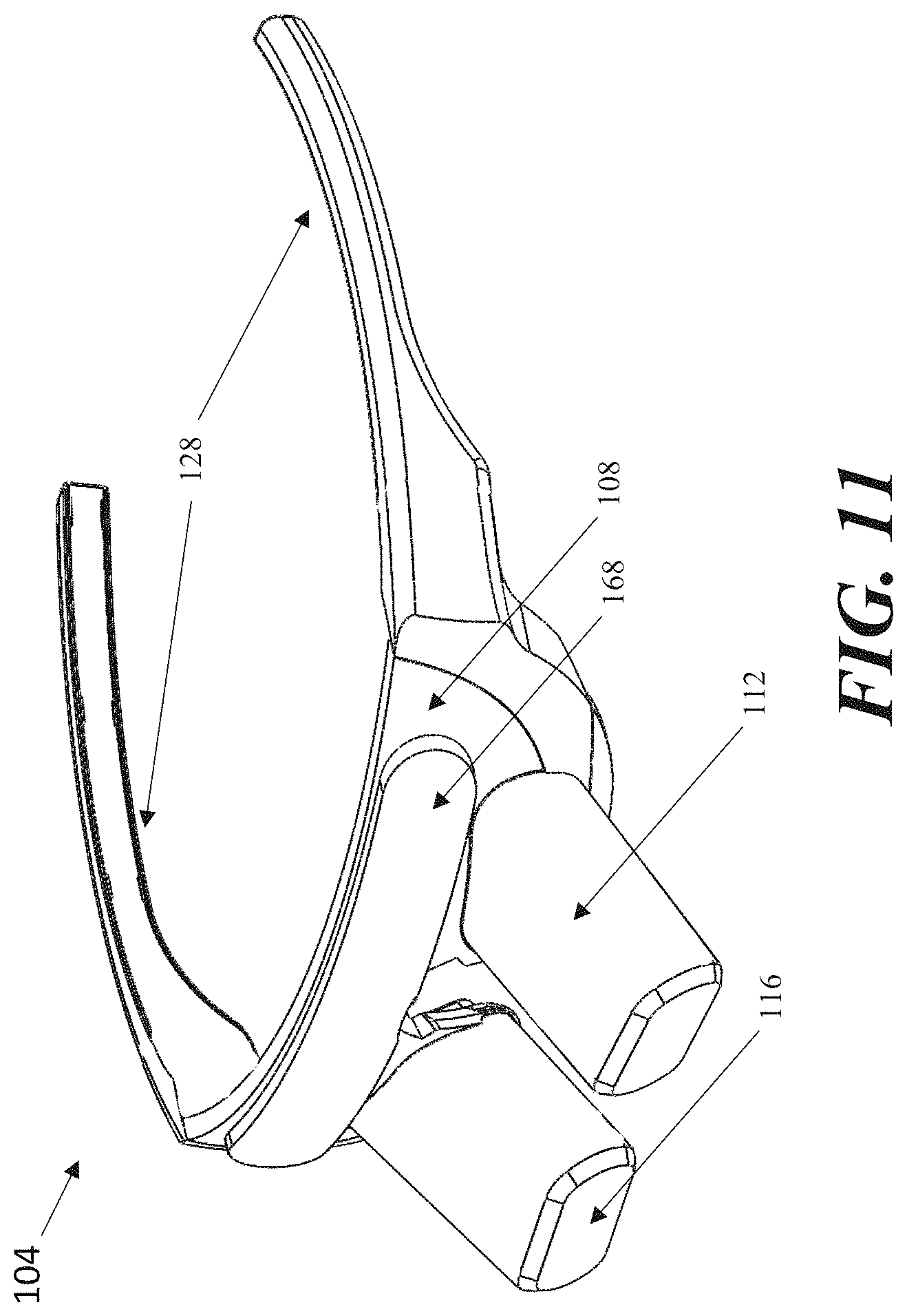 Patent US11779204 Figure 12 – Interchangeable lens mechanism for a head-worn display system and method of assembling the lens mechanism
