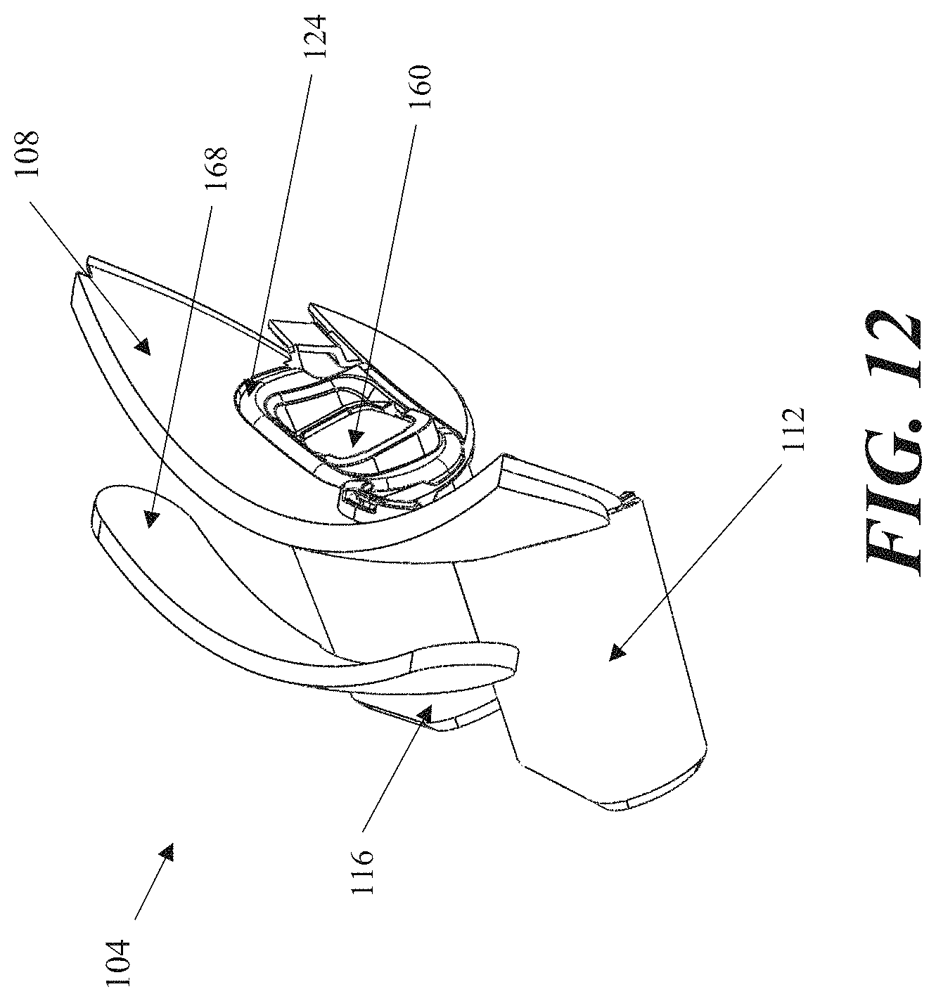 Patent US11779204 Figure 13 – Interchangeable lens mechanism for a head-worn display system and method of assembling the lens mechanism