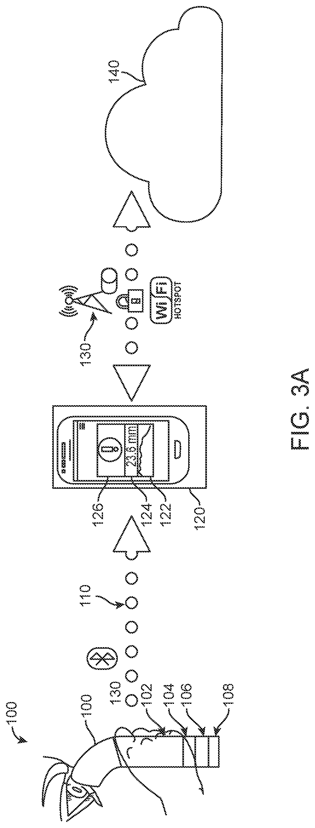 Patent US11779206 Figure 4 – Axial length measurement monitor
