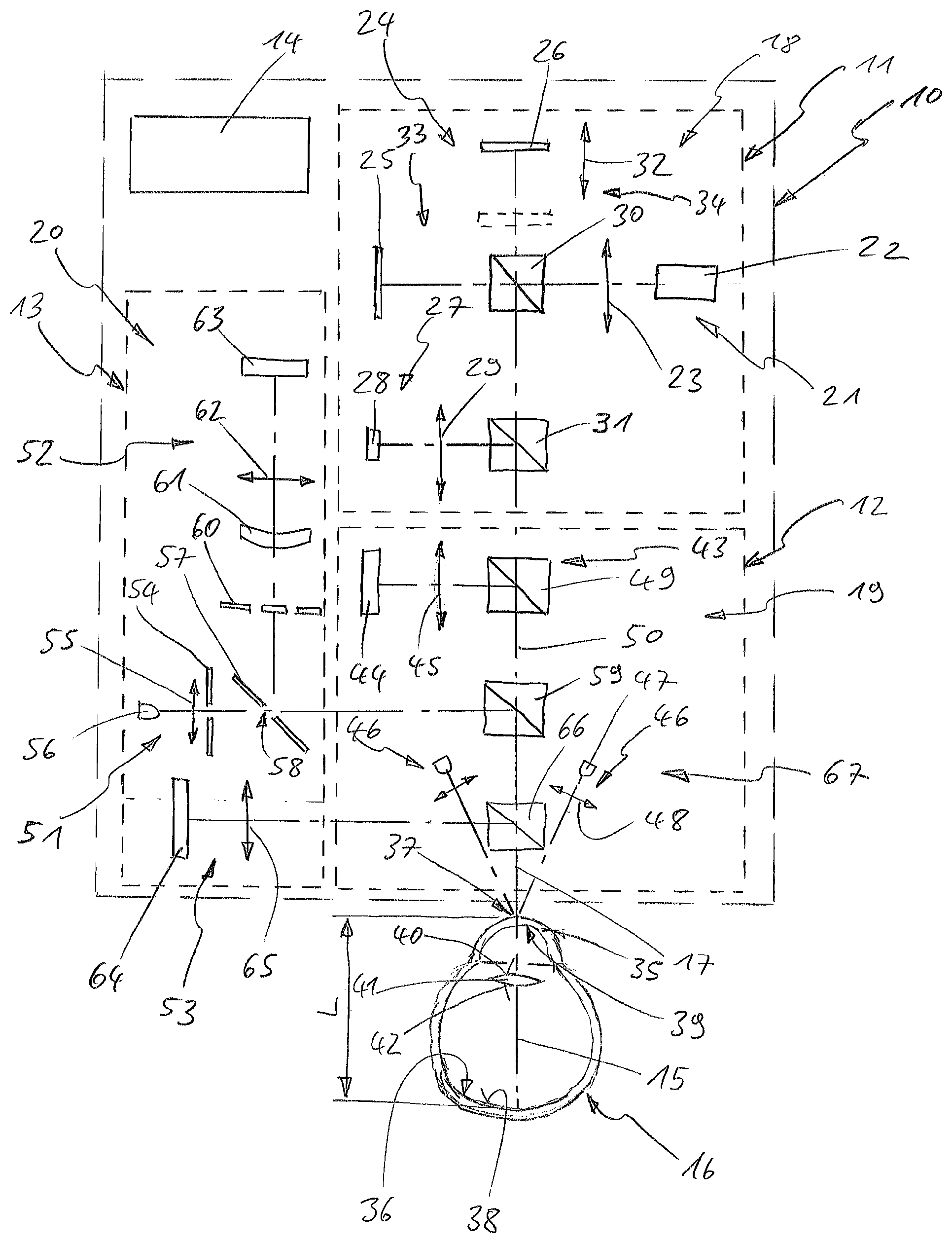 Patent US11779207 Figure 1 – Method and vision testing system for testing the eyes