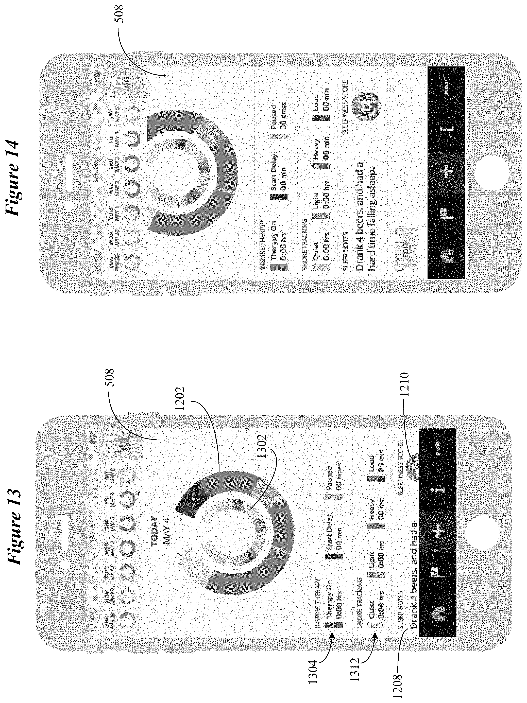 Patent US11779217 Figure 12 – System and method for collecting and displaying data acquired from an implantable therapy device using a consumer electronic device