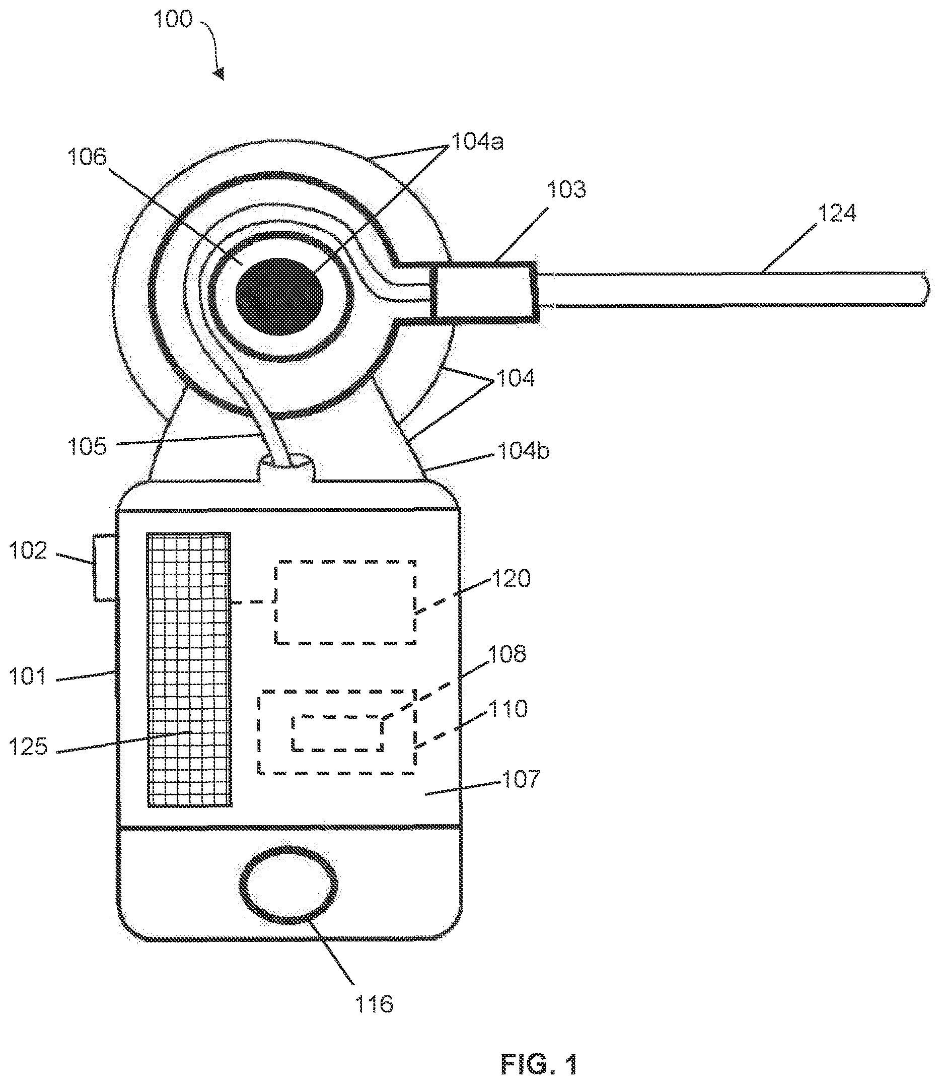 Patent US11779224 Figure 1 – Livestock health monitoring system and method of use