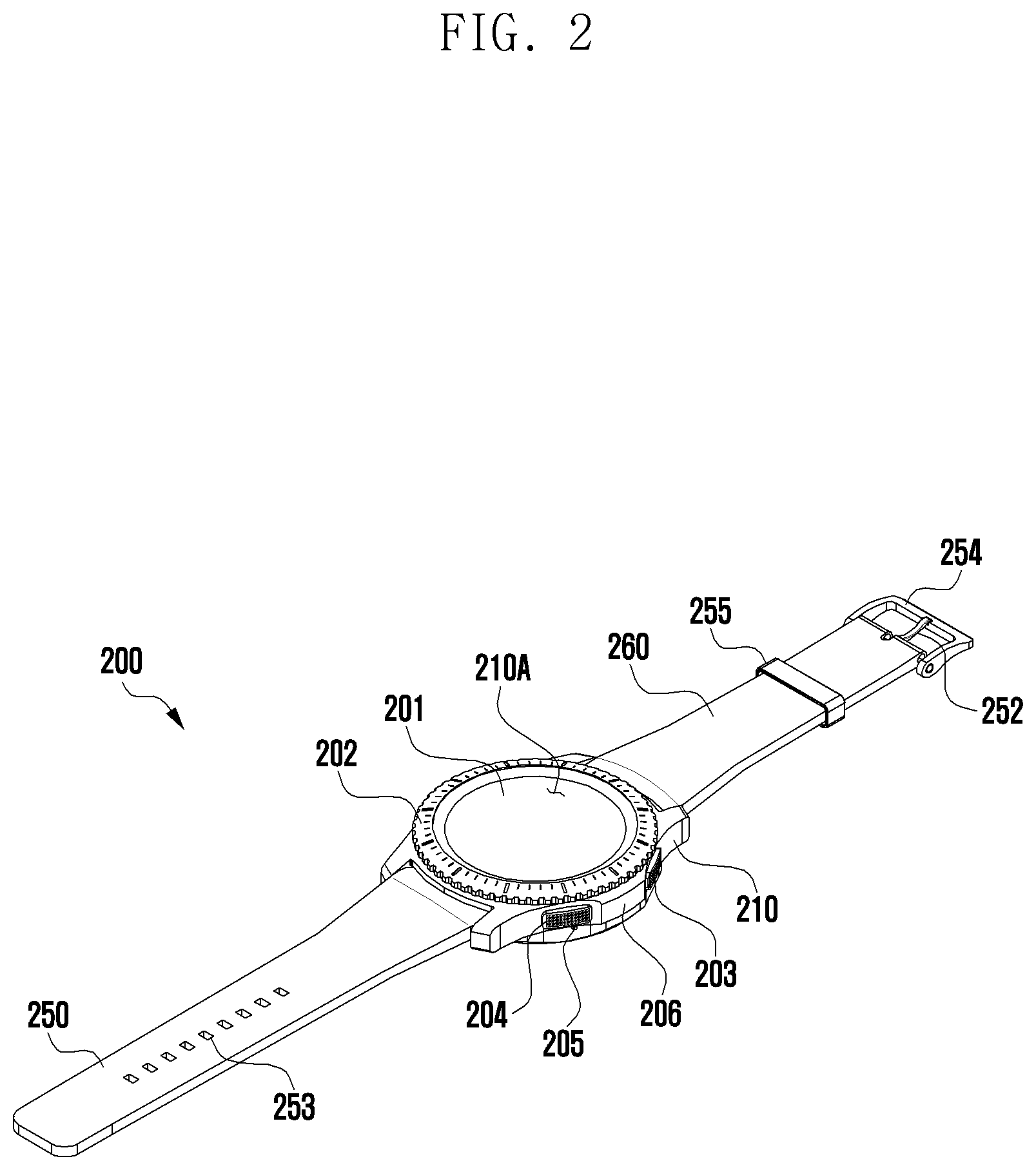 Patent US11779229 Figure 2 – Electronic device capable of measuring blood pressure and method for measuring blood pressure thereby