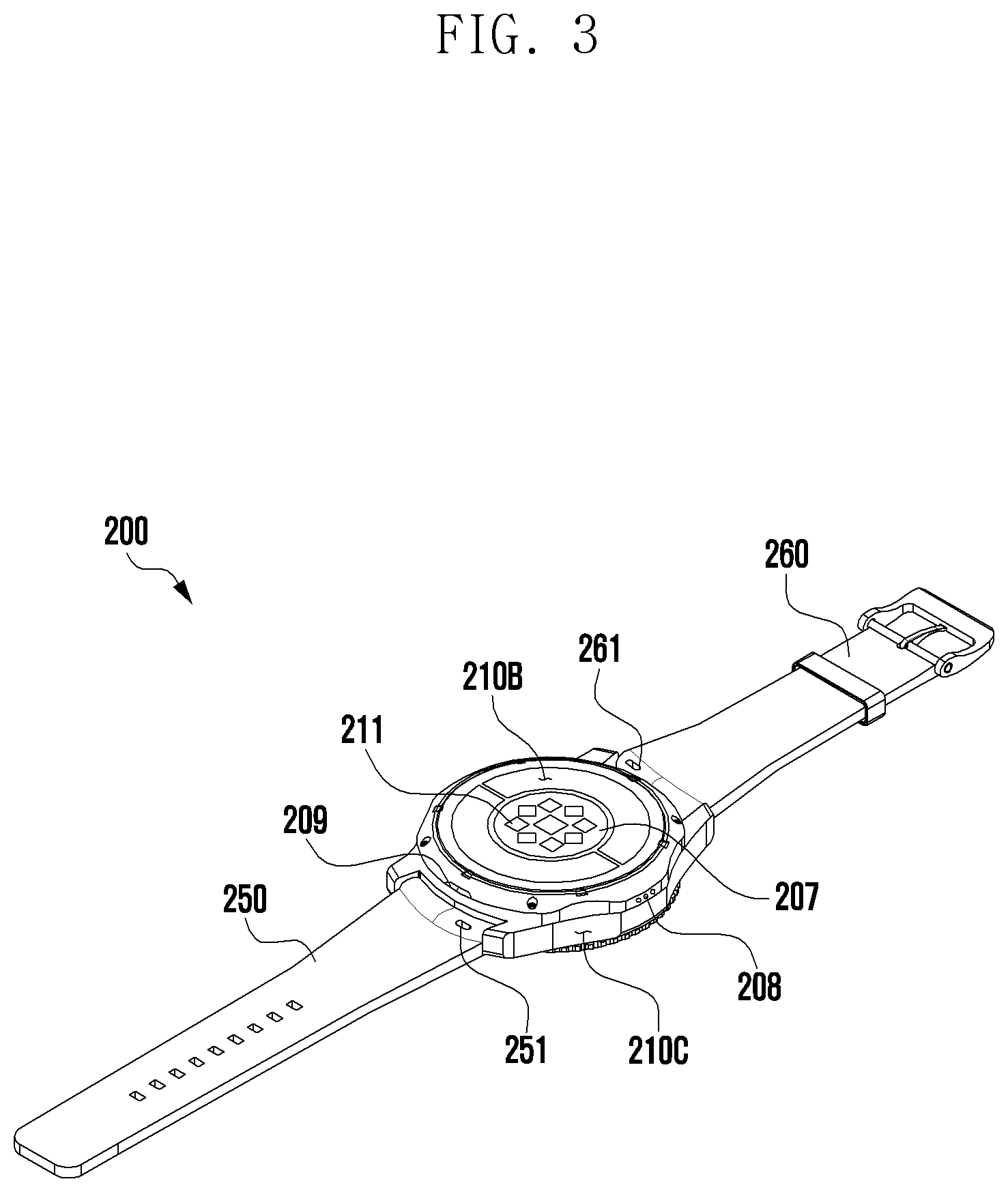 Patent US11779229 Figure 3 – Electronic device capable of measuring blood pressure and method for measuring blood pressure thereby