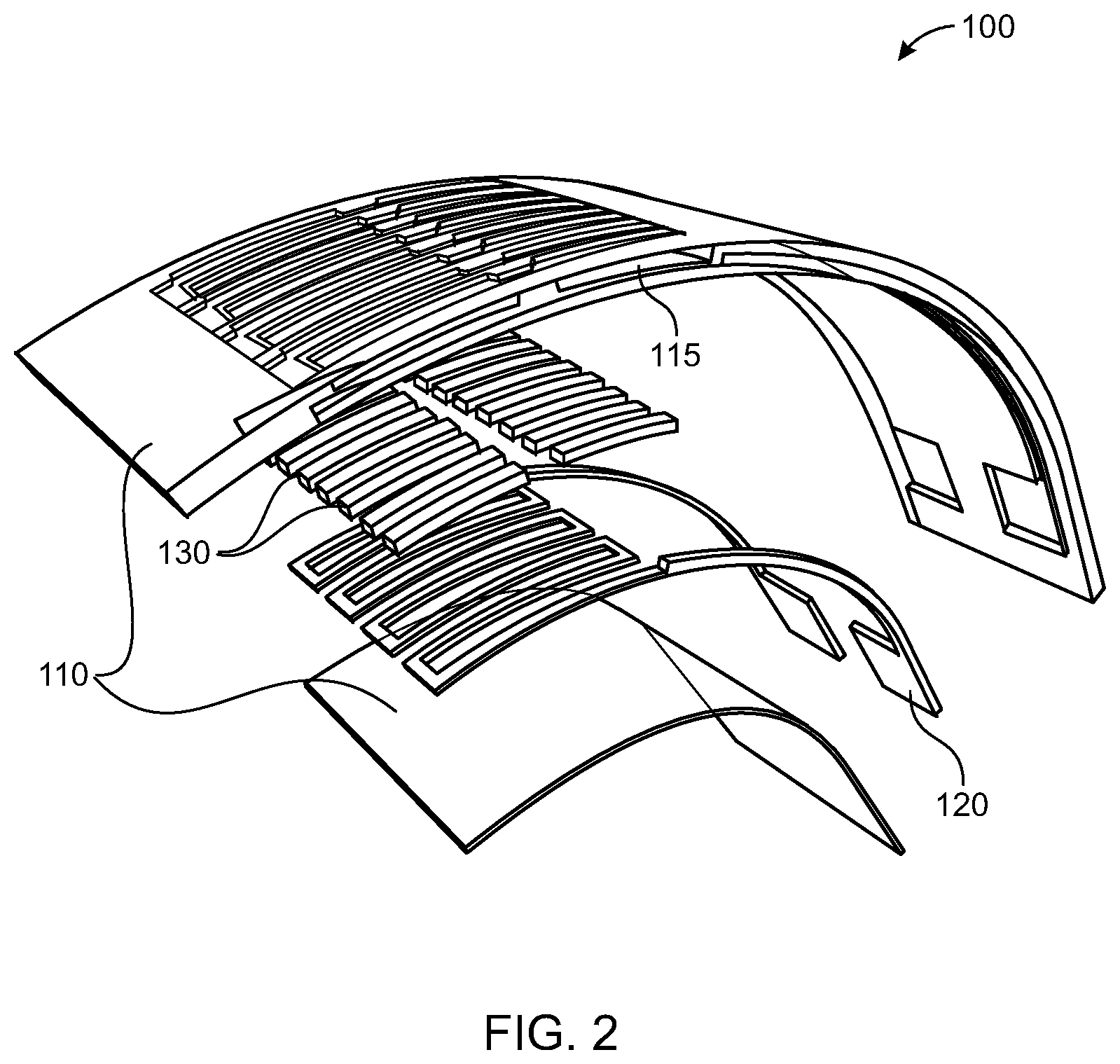 Patent US11779232 Figure 2 – Flexible pressure sensor using multi-material 3D-printed microchannel mold and method for manufacturing the same