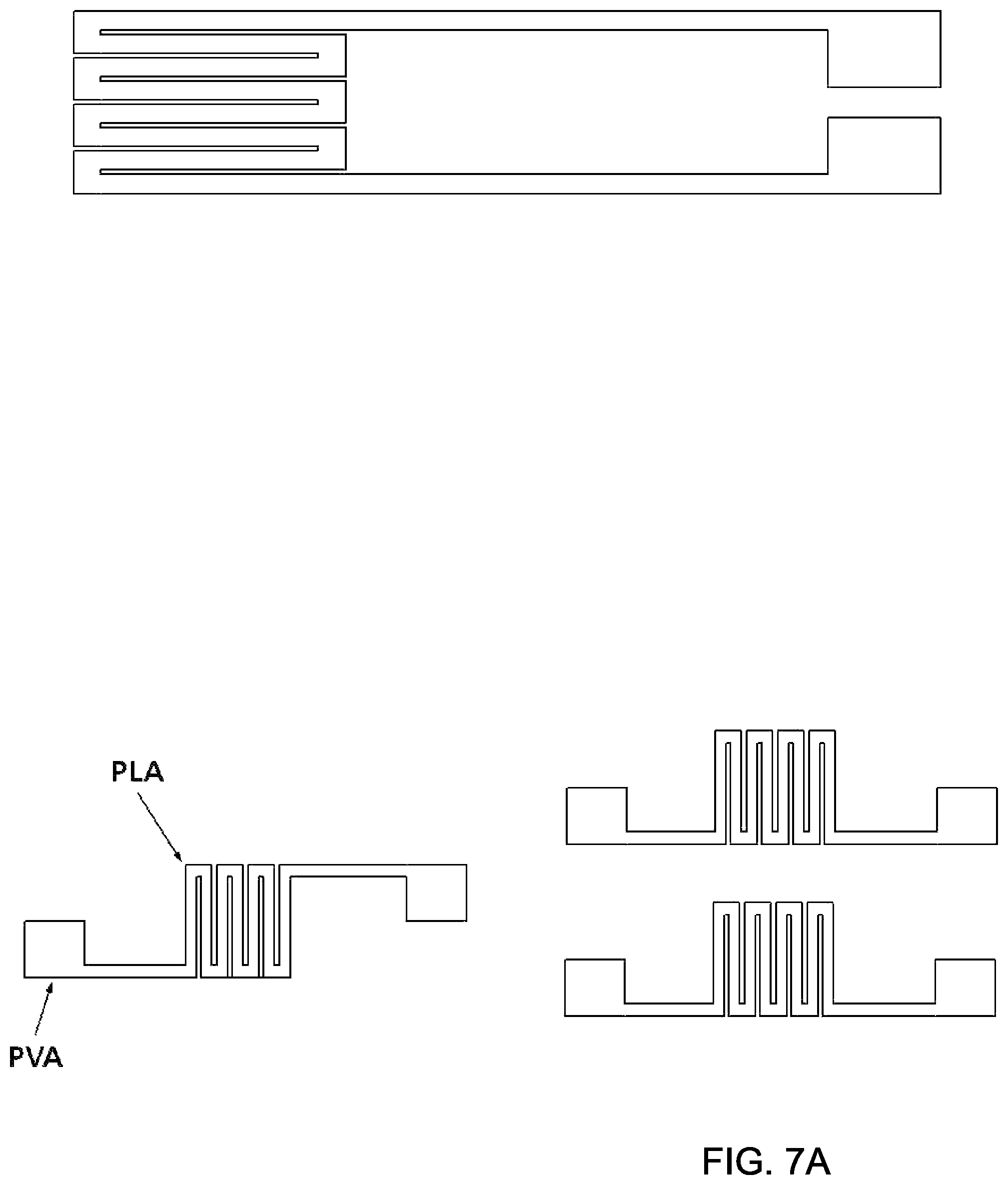 Patent US11779232 Figure 7 – Flexible pressure sensor using multi-material 3D-printed microchannel mold and method for manufacturing the same