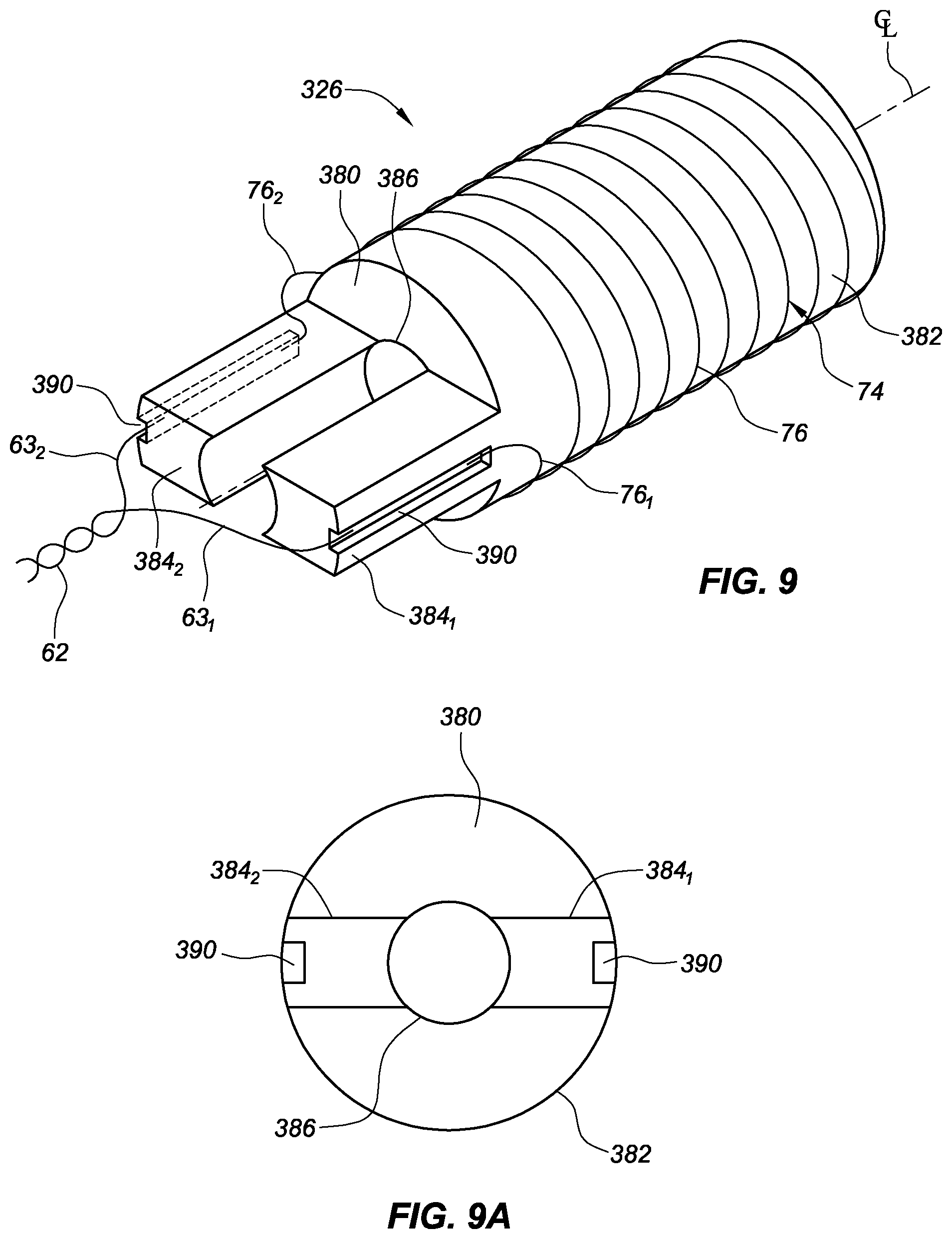Patent US11779239 Figure 8 – Core designs for miniature inductive coil sensors