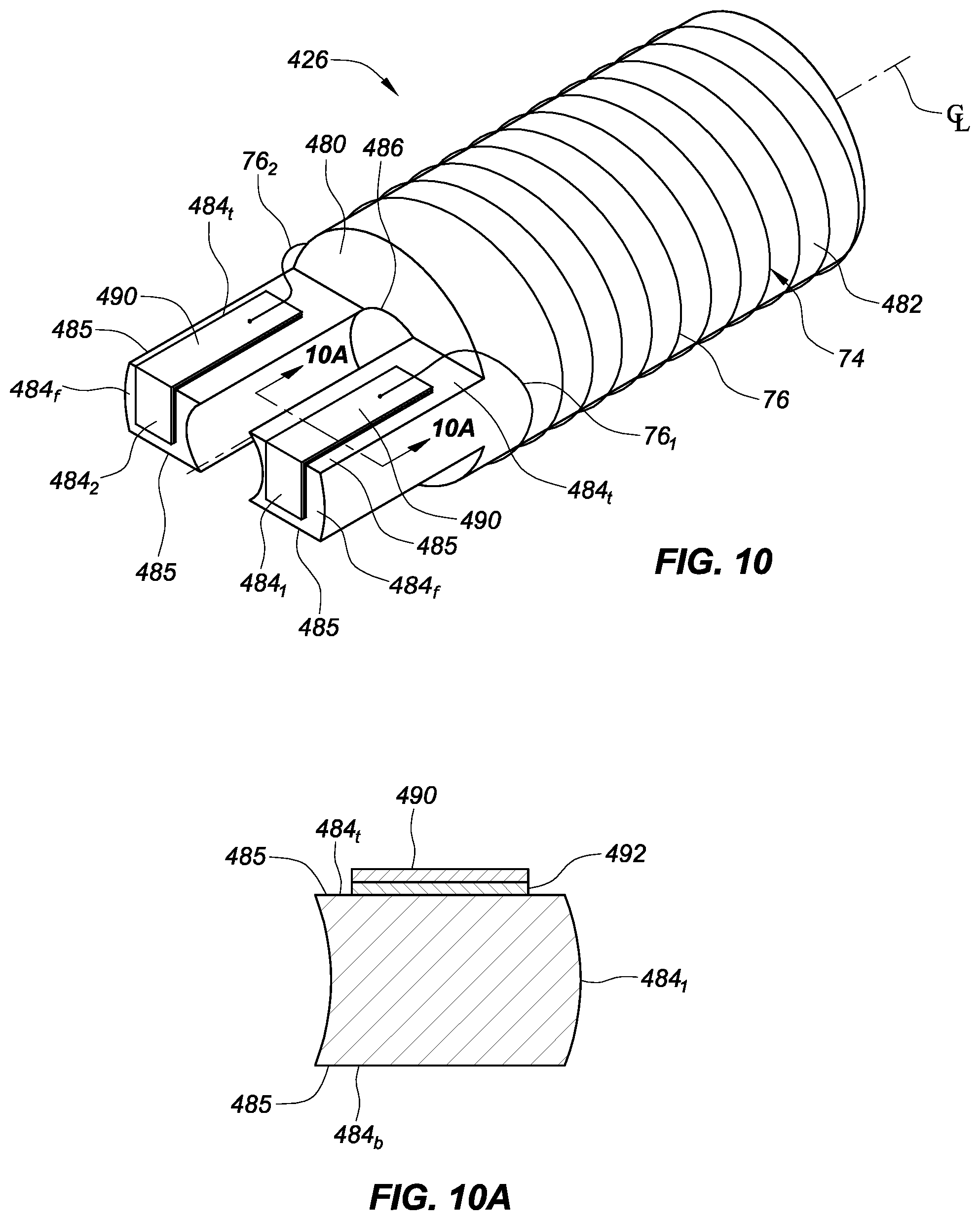 Patent US11779239 Figure 9 – Core designs for miniature inductive coil sensors