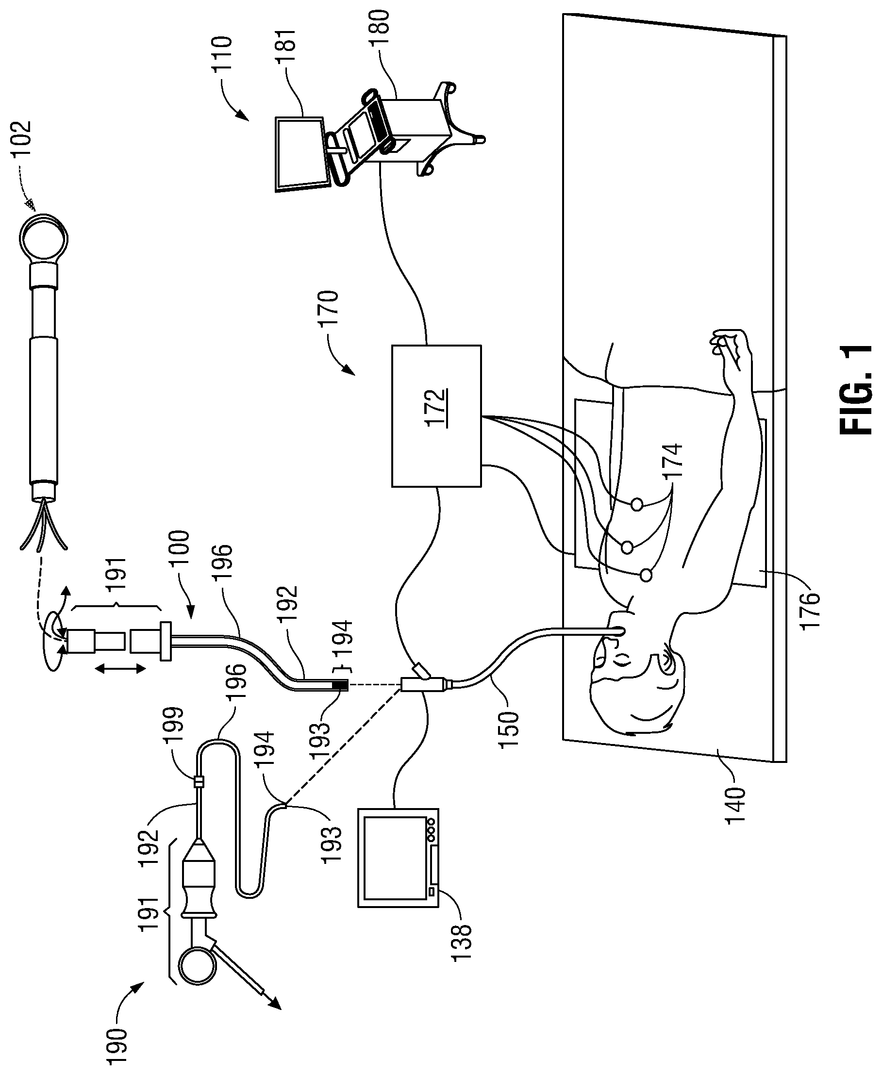 Patent US11779241 — Systems, methods, and computer-readable media of estimating thoracic cavity movement during respiration — Figure 1