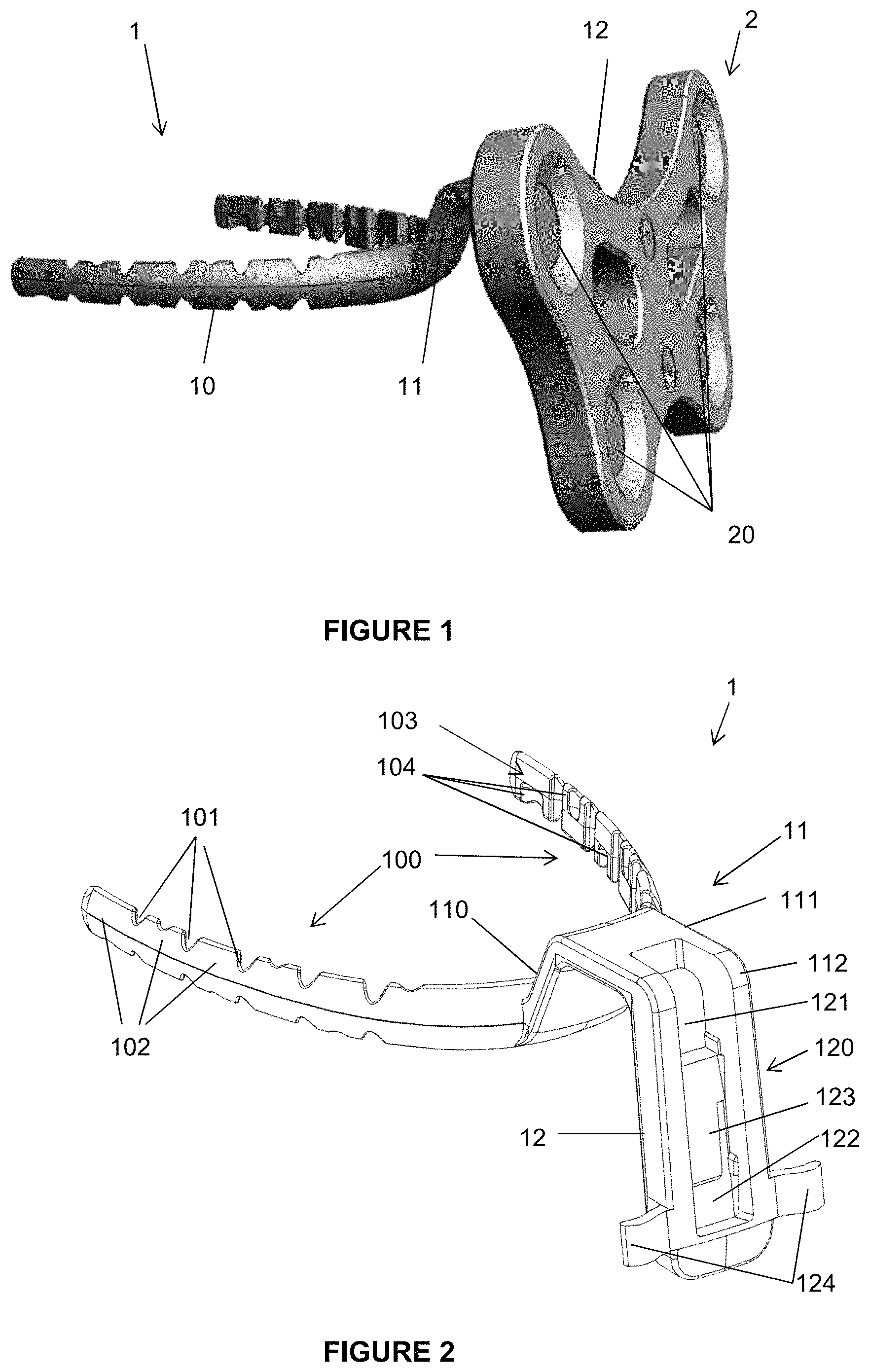 Patent US11779244 — Device for mandibular attachment of a localization marker — Figure 1
