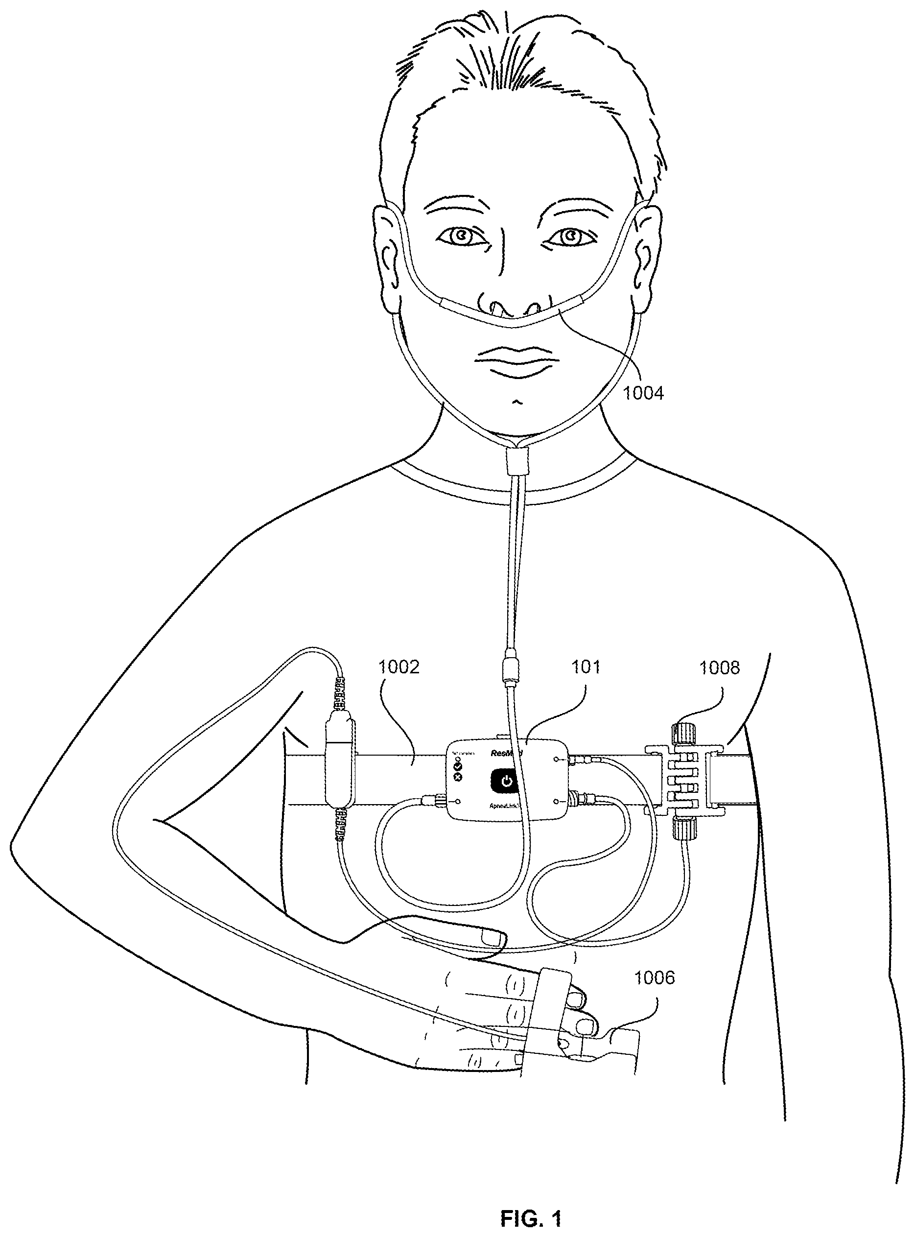 Patent US11779268 Figure 1 – Electronic management of sleep related data