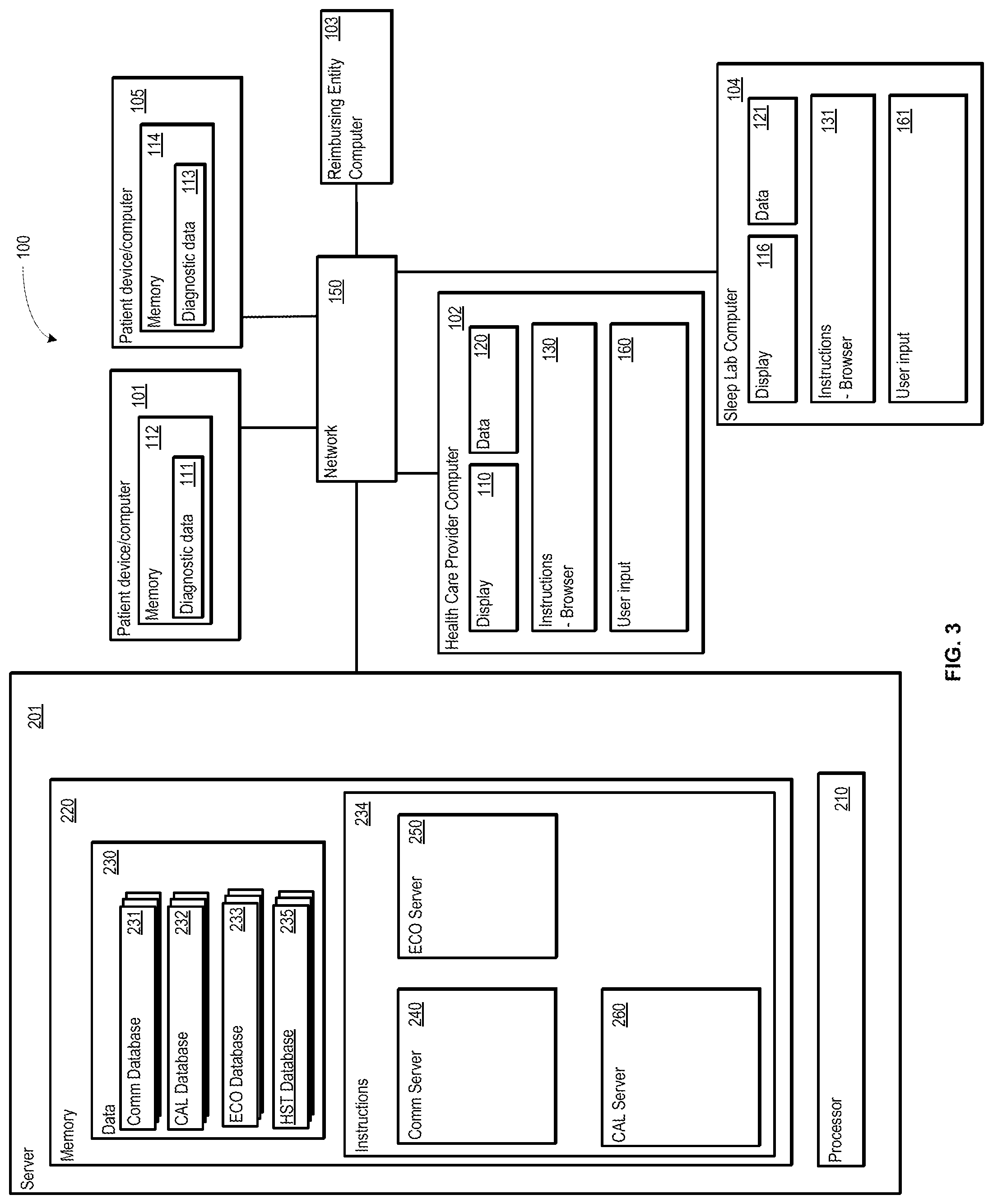 Patent US11779268 Figure 3 – Electronic management of sleep related data