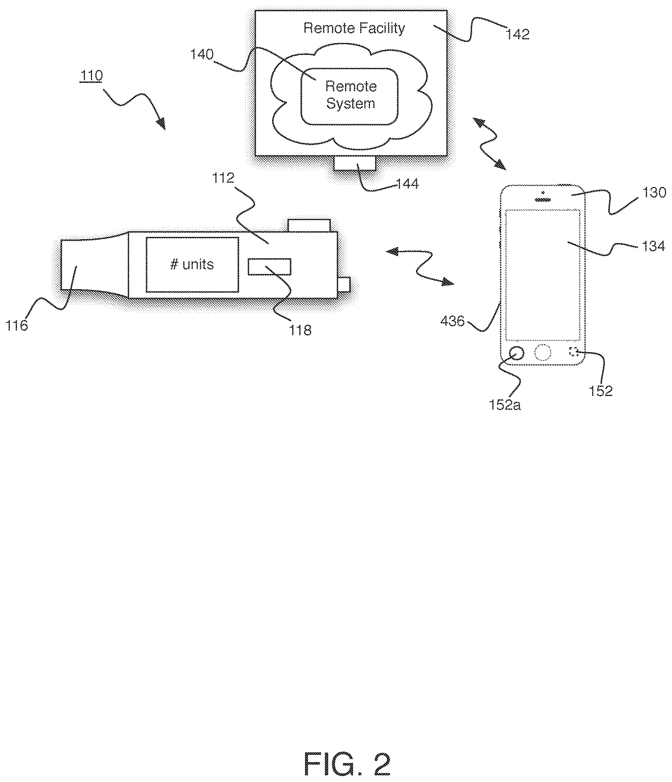 Patent US11779271 Figure 2 – Breath analysis system with measurement tagging interface