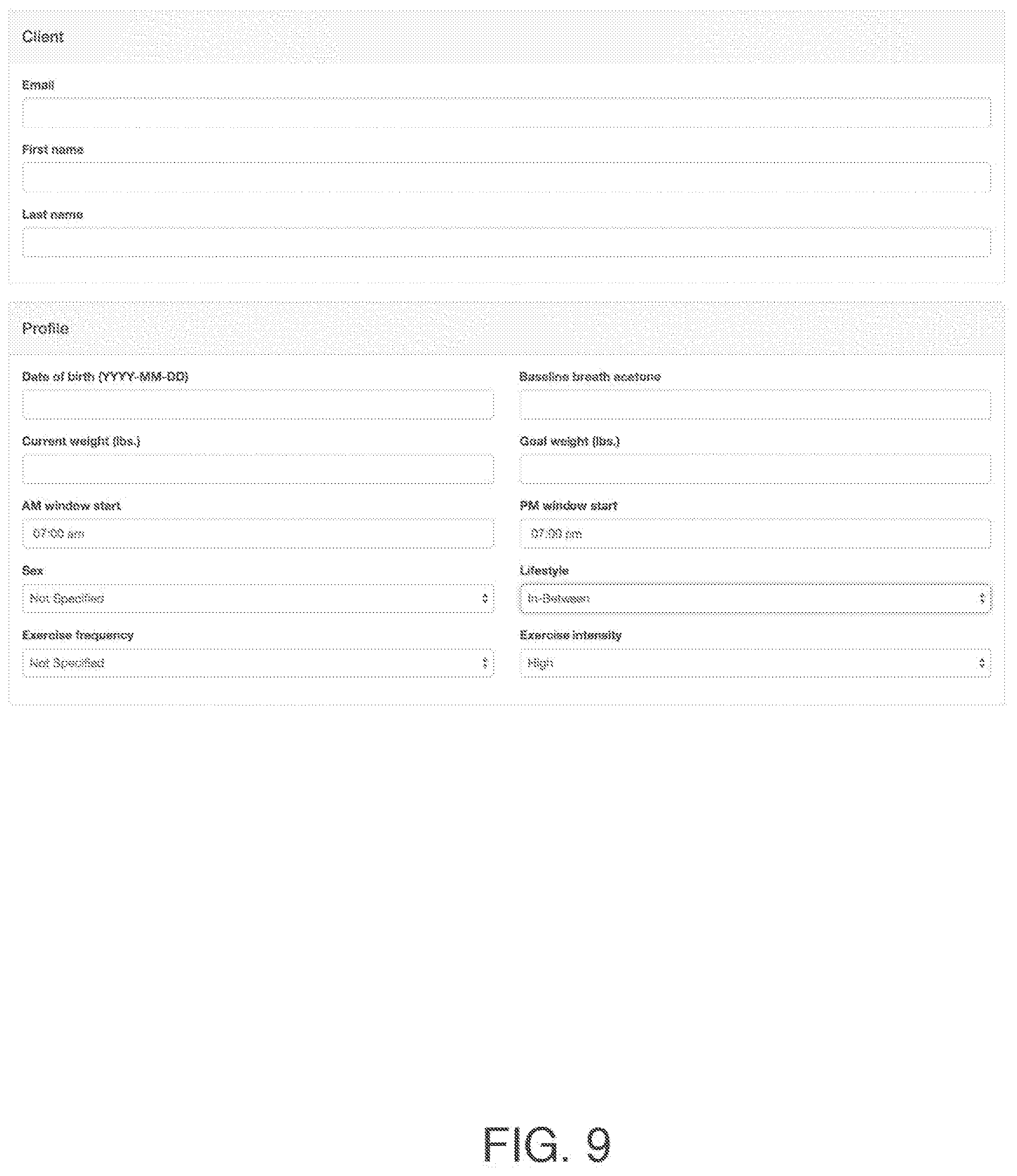 Patent US11779271 Figure 9 – Breath analysis system with measurement tagging interface
