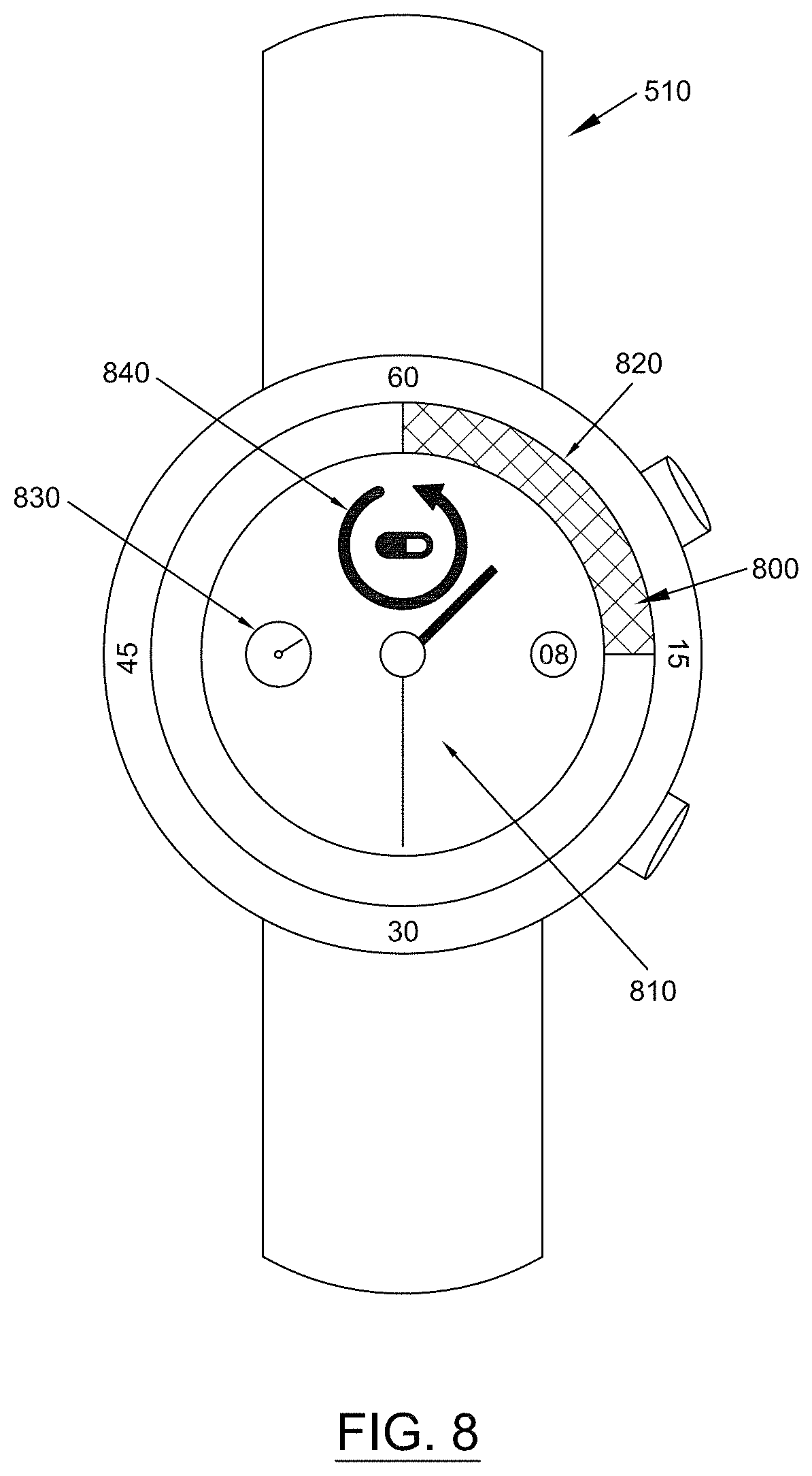Patent US11779272 Figure 8 – Wearable devices and systems for prescription adherence