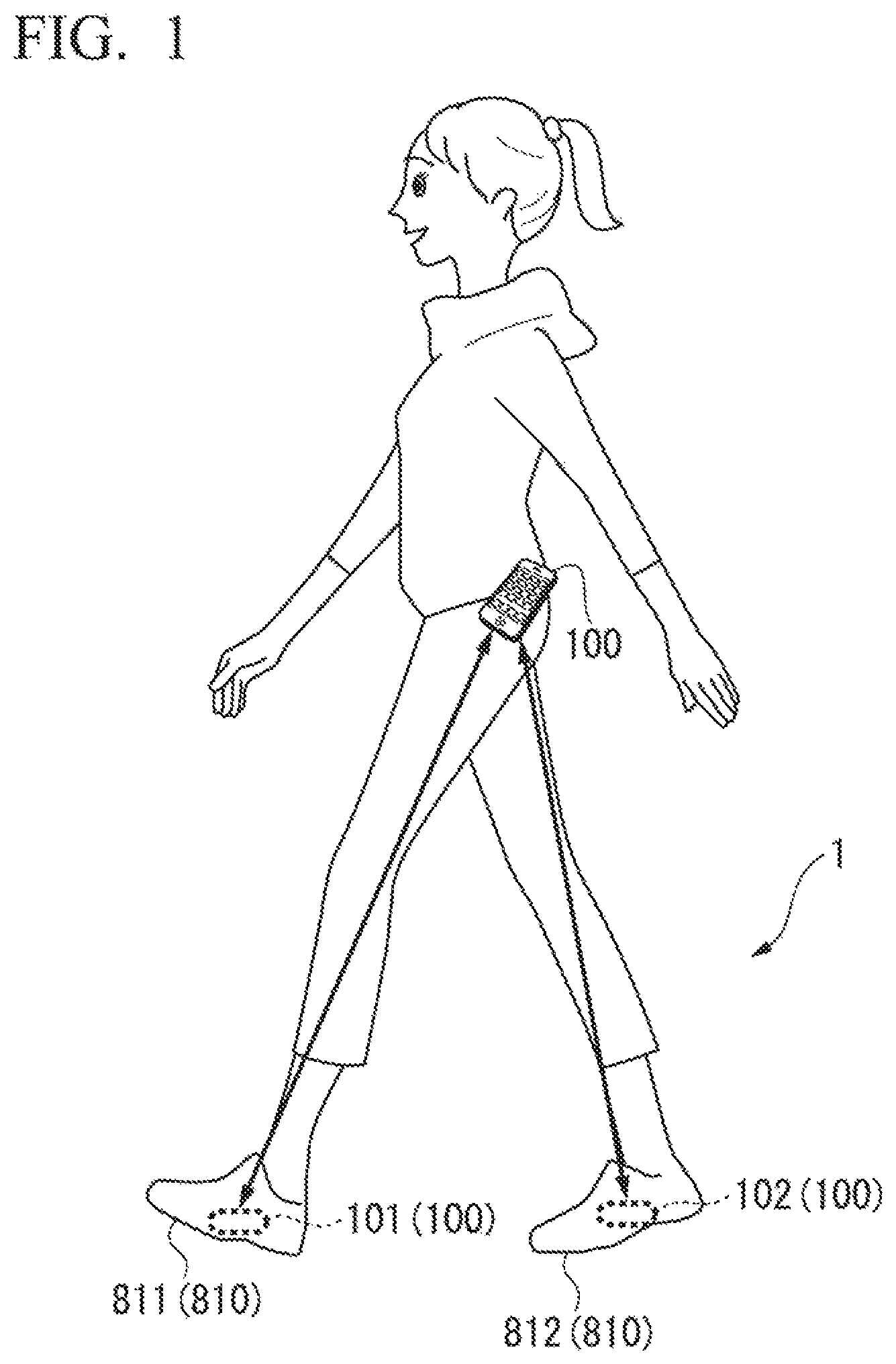 Patent US11779284 Figure 1 – Basal metabolism estimation device, basal metabolism estimation system, basal metabolism estimation method, and program