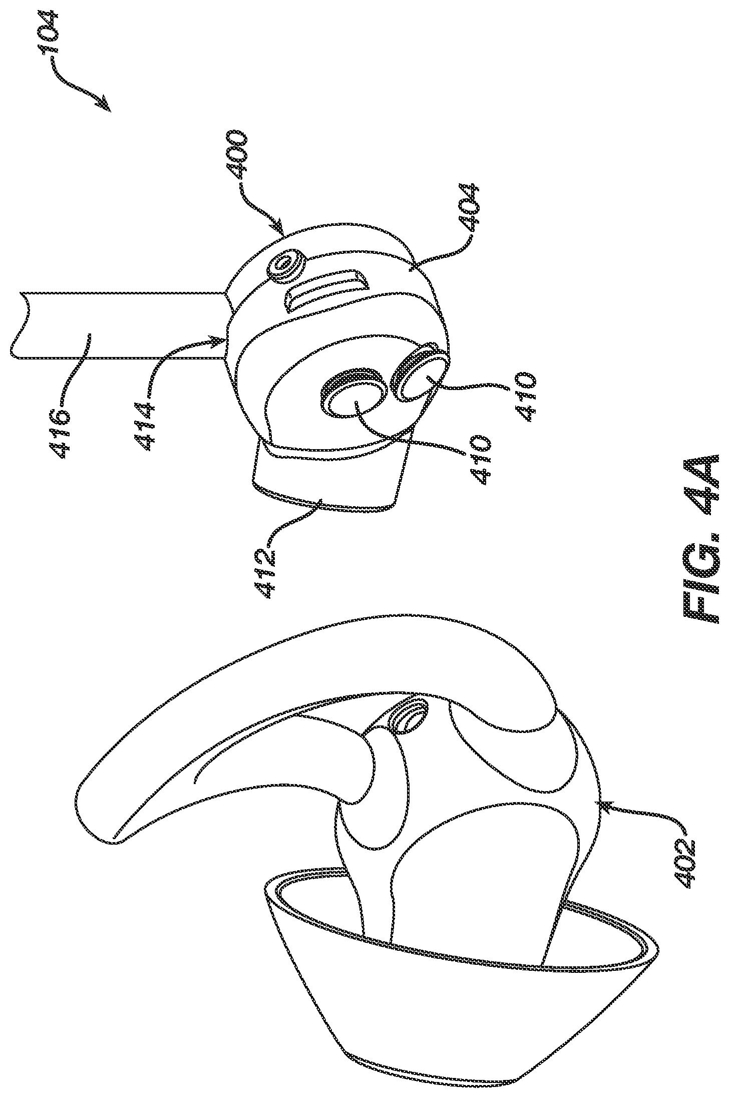 Patent US11779285 Figure 4 – Electrically conductive eartips