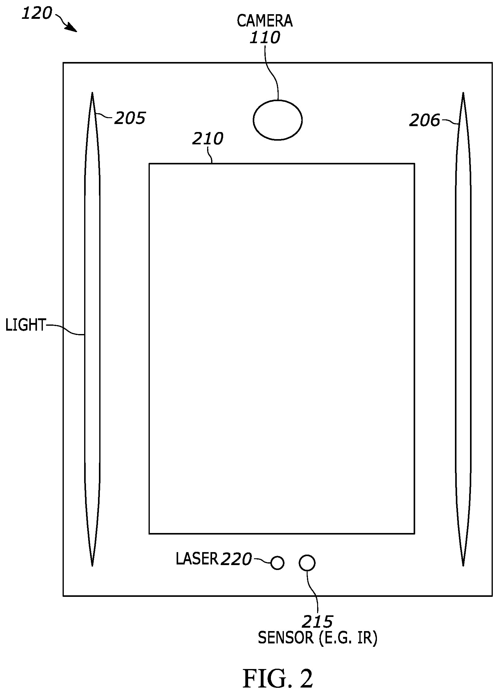Patent US11779289 Figure 4 – Two-way mirror display for dental treatment system