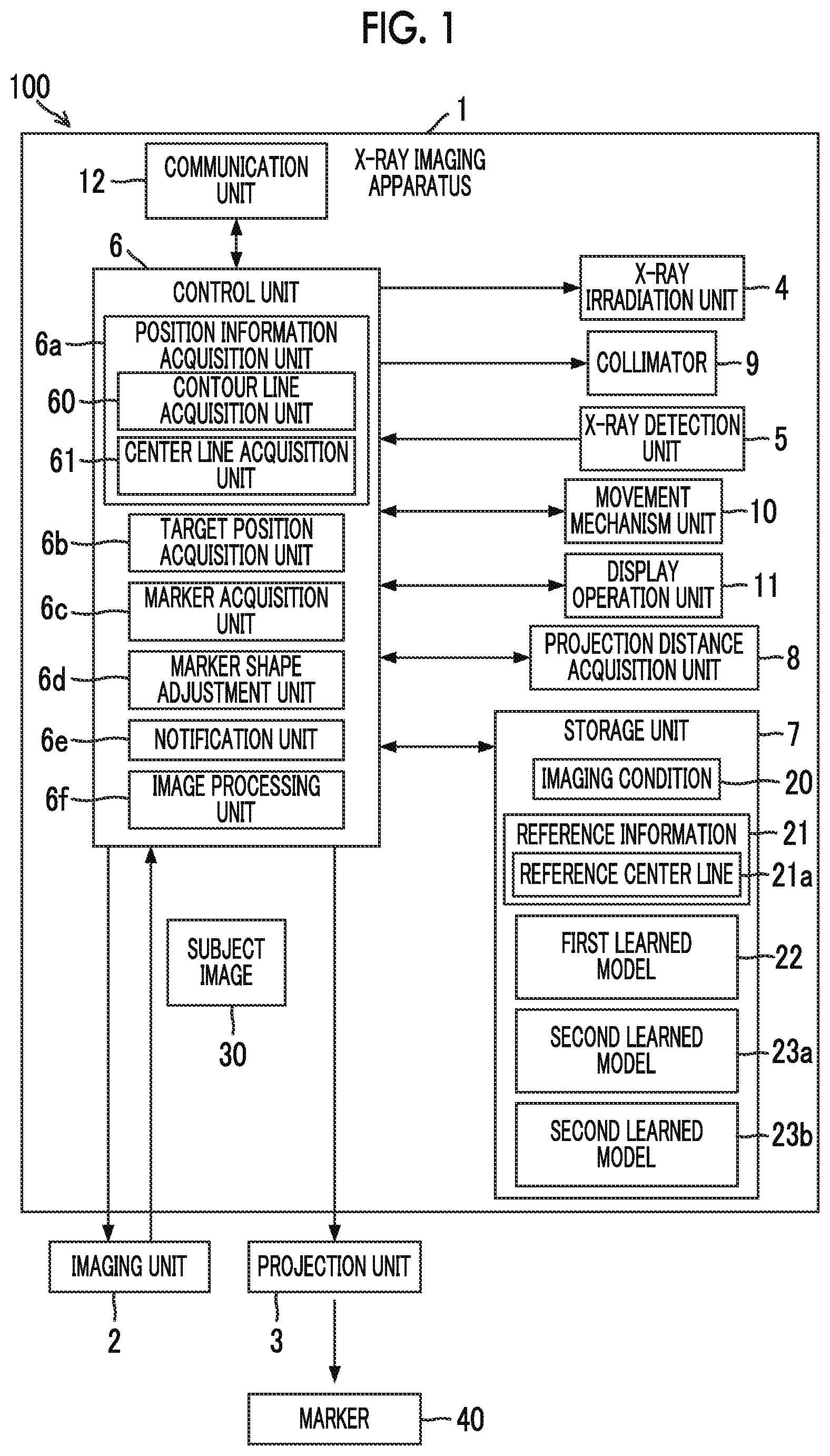 Patent US11779290 Figure 1 – X-ray imaging system and x-ray imaging apparatus