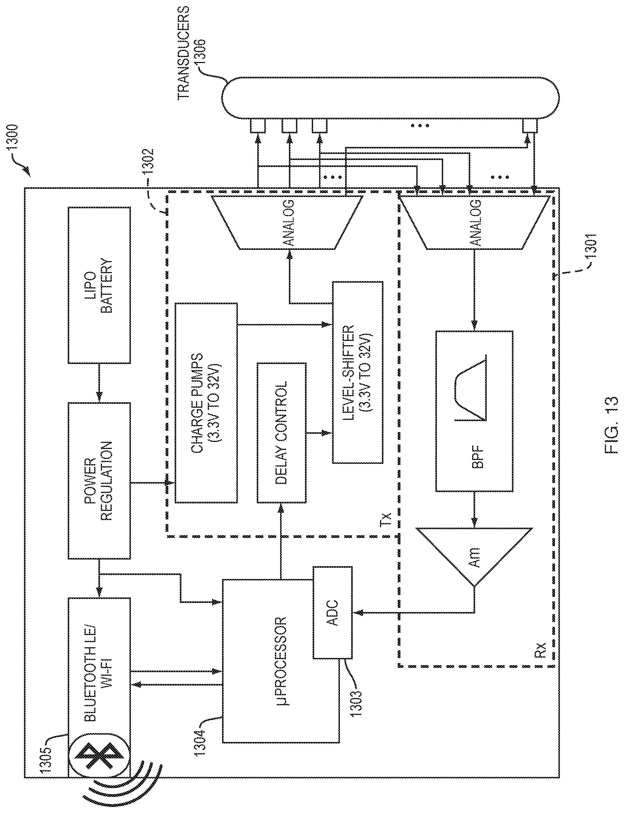 Patent US11779302 Figure 10 – Methods and apparatus for imaging with conformable ultrasound patch