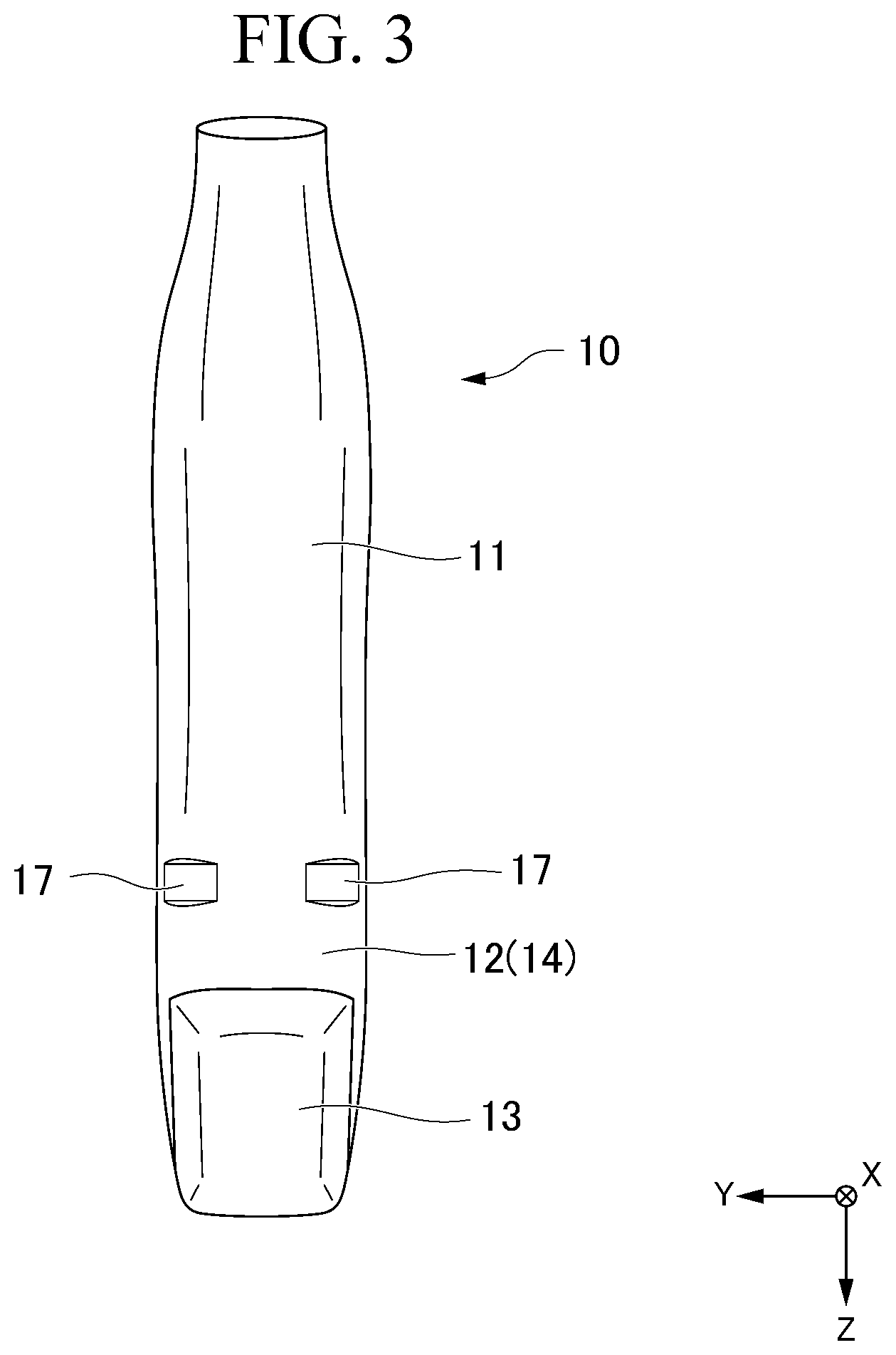 Patent US11779305 Figure 3 – Puncture adapter, ultrasonic probe, and ultrasonic probe unit for needle guide attachment