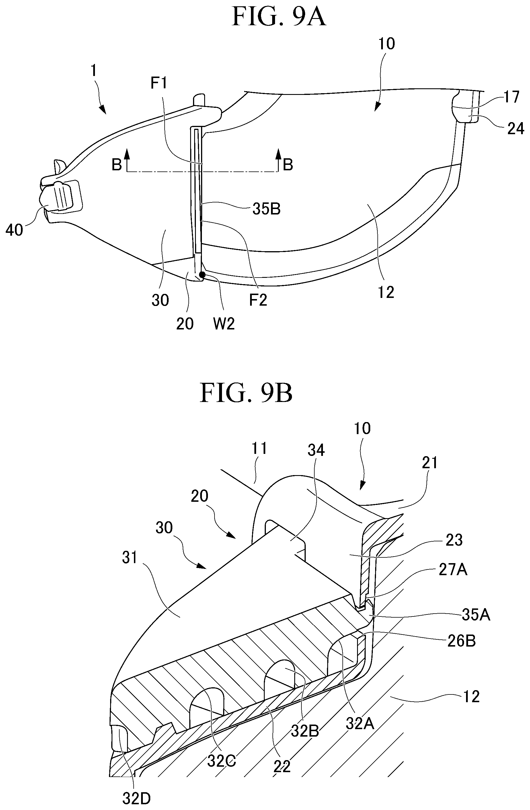 Patent US11779305 Figure 10 – Puncture adapter, ultrasonic probe, and ultrasonic probe unit for needle guide attachment