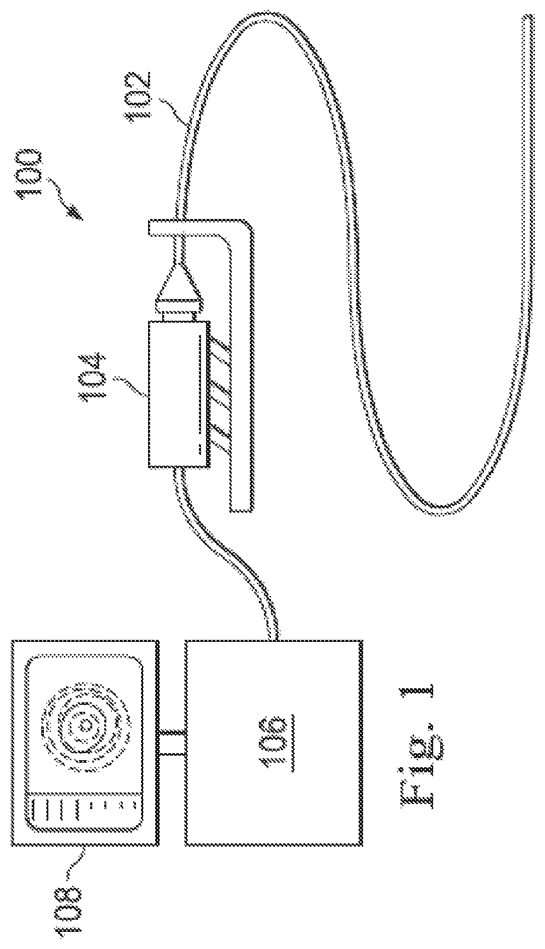 Patent US11779307 Figure 1 – Intravascular device with captively-held filling