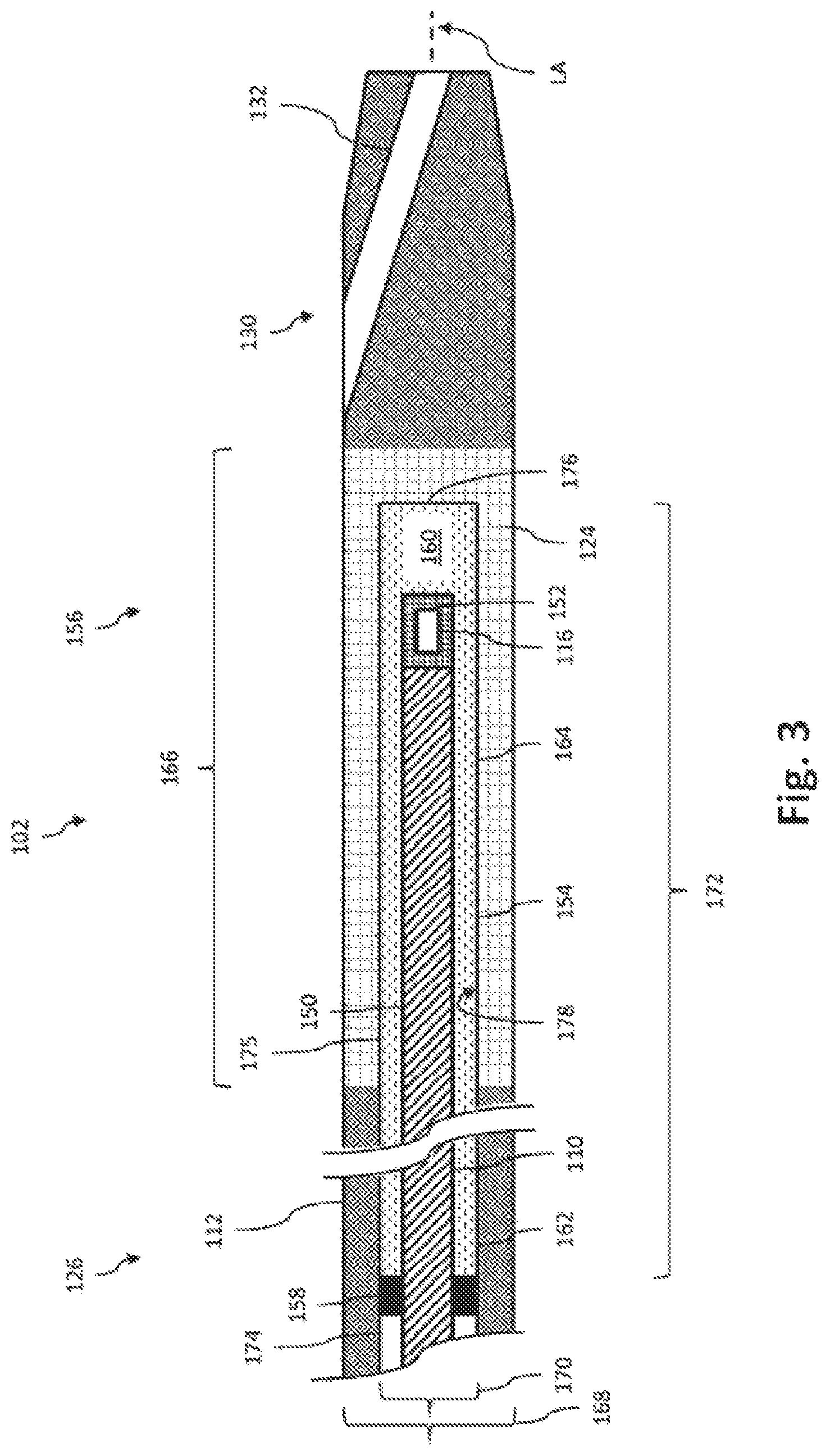 Patent US11779307 Figure 3 – Intravascular device with captively-held filling