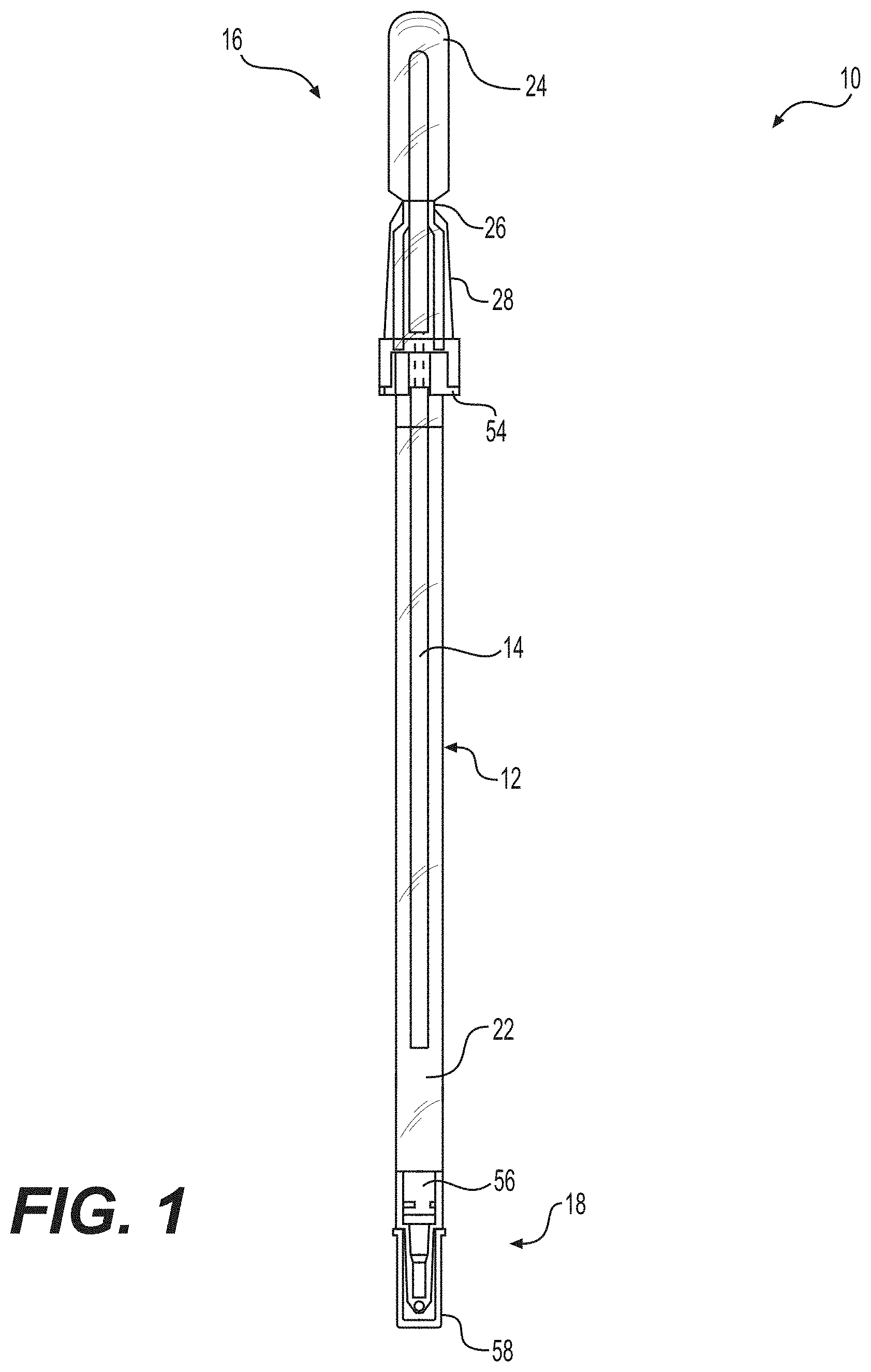 Patent US11779315 Figure 1 – Self-contained sampling device for processing whole blood