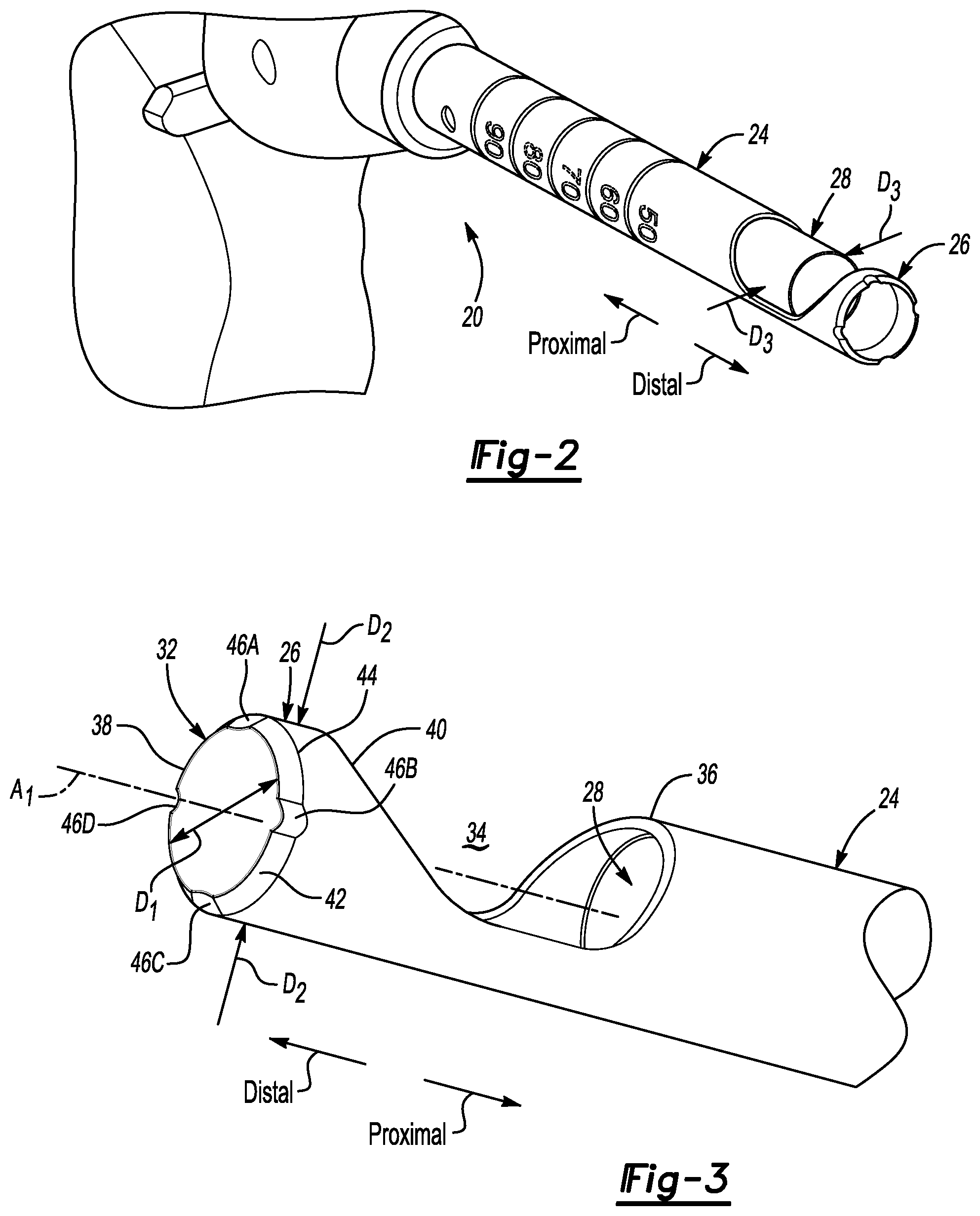 Patent US11779317 Figure 2 – Surgical device configured to strip and cut tendon
