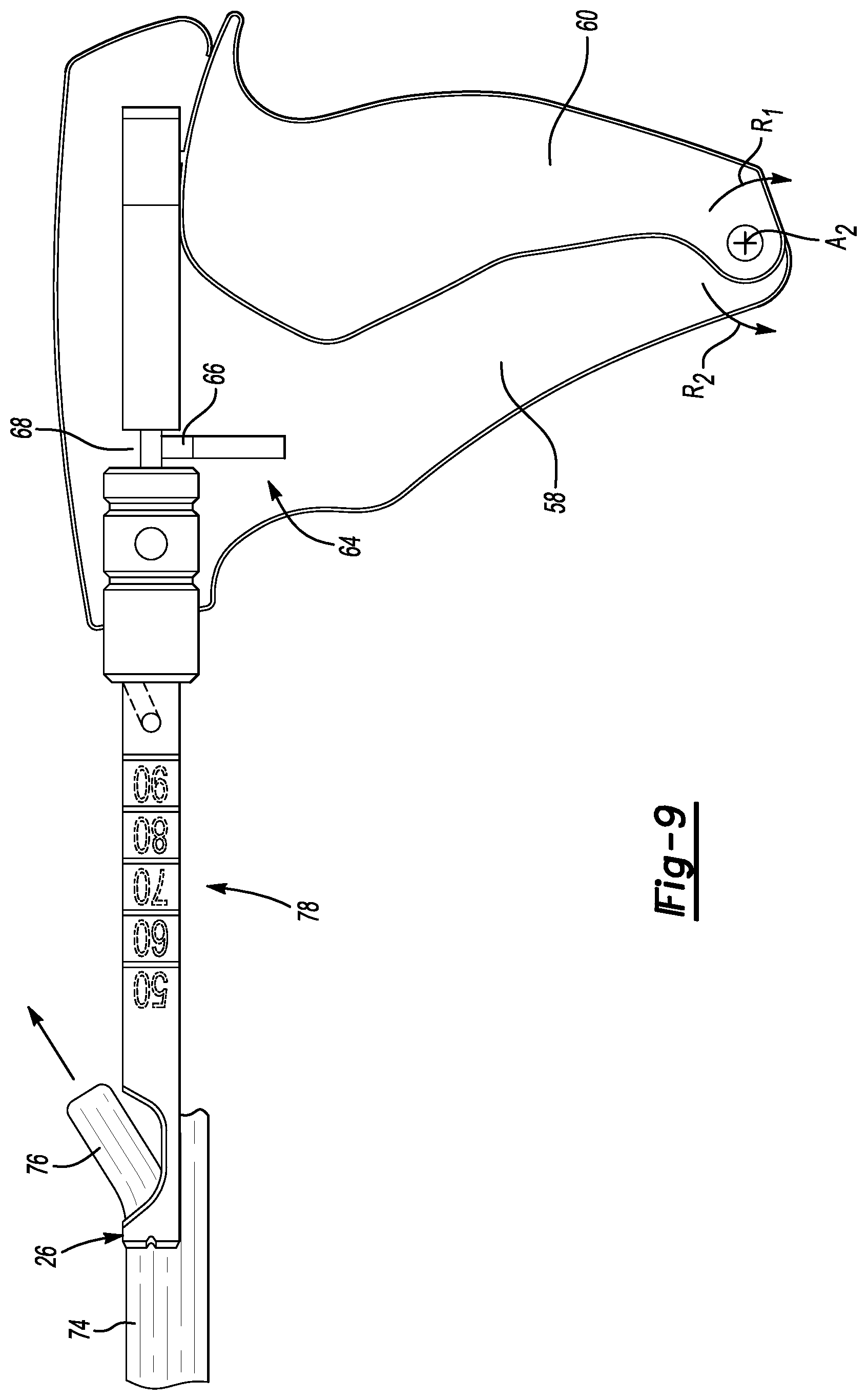 Patent US11779317 Figure 6 – Surgical device configured to strip and cut tendon
