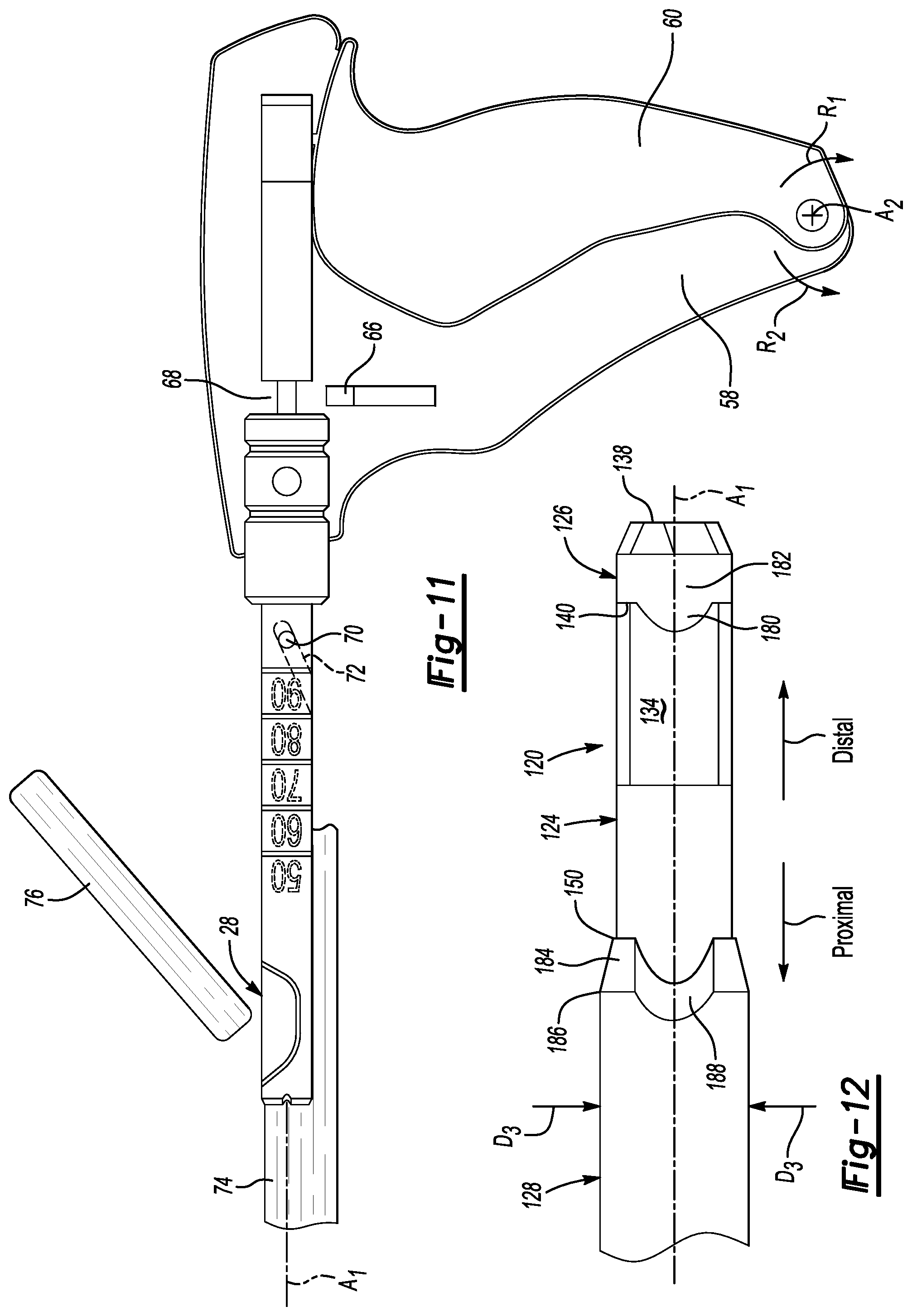 Patent US11779317 Figure 8 – Surgical device configured to strip and cut tendon